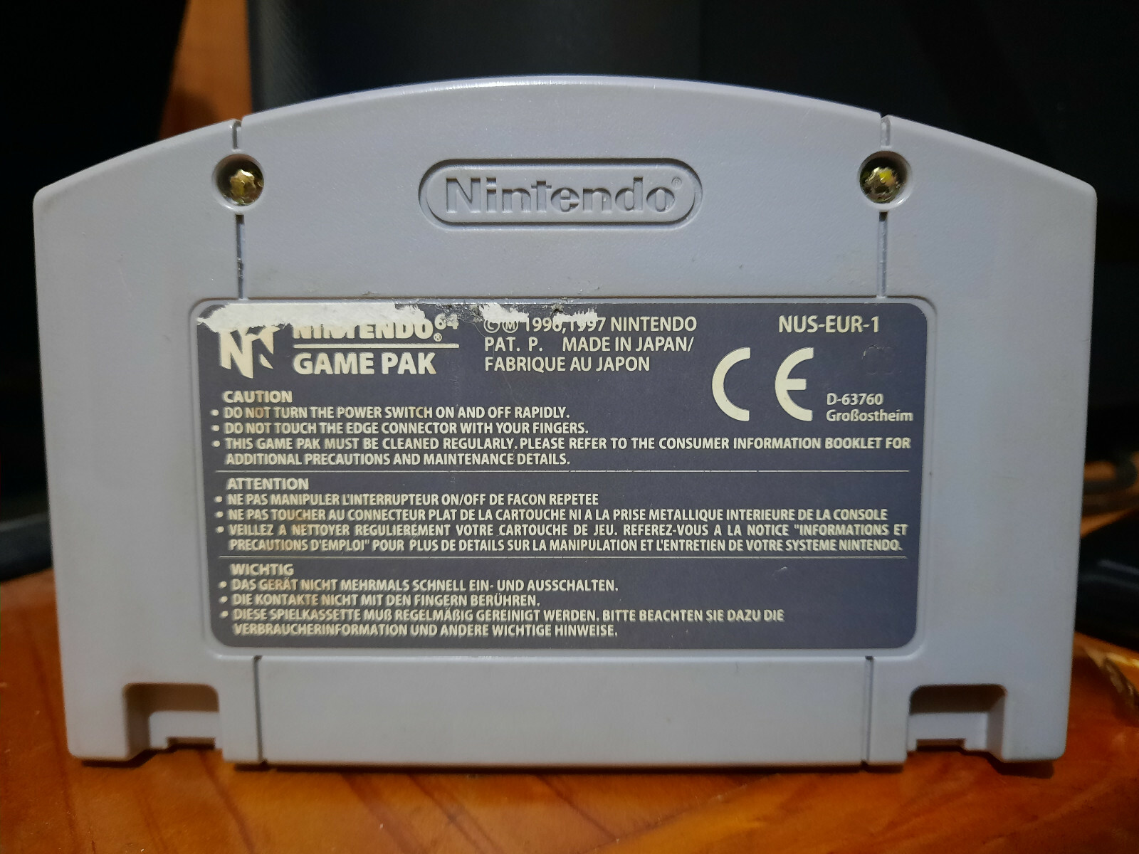 Earthworm Jim 3D PAL N64
