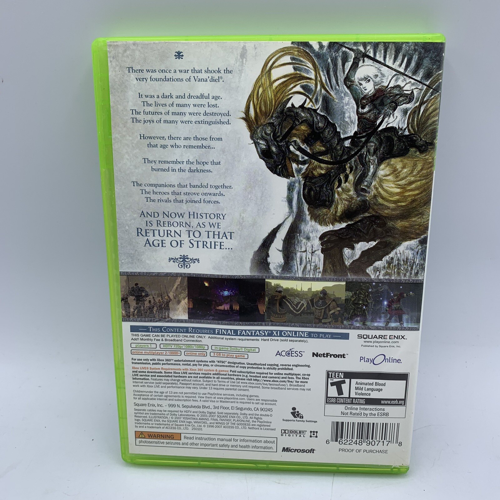 Final Fantasy XI Online: Wings of the Goddess Expansion Pack – Xbox 360