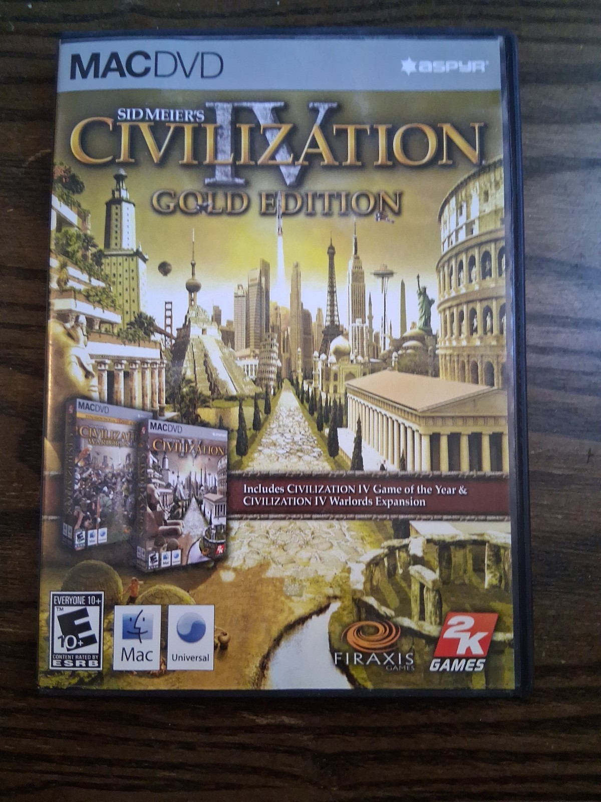Sid Meier’s Civilization IV: Gold Edition (Apple, 2009) Mac Chart