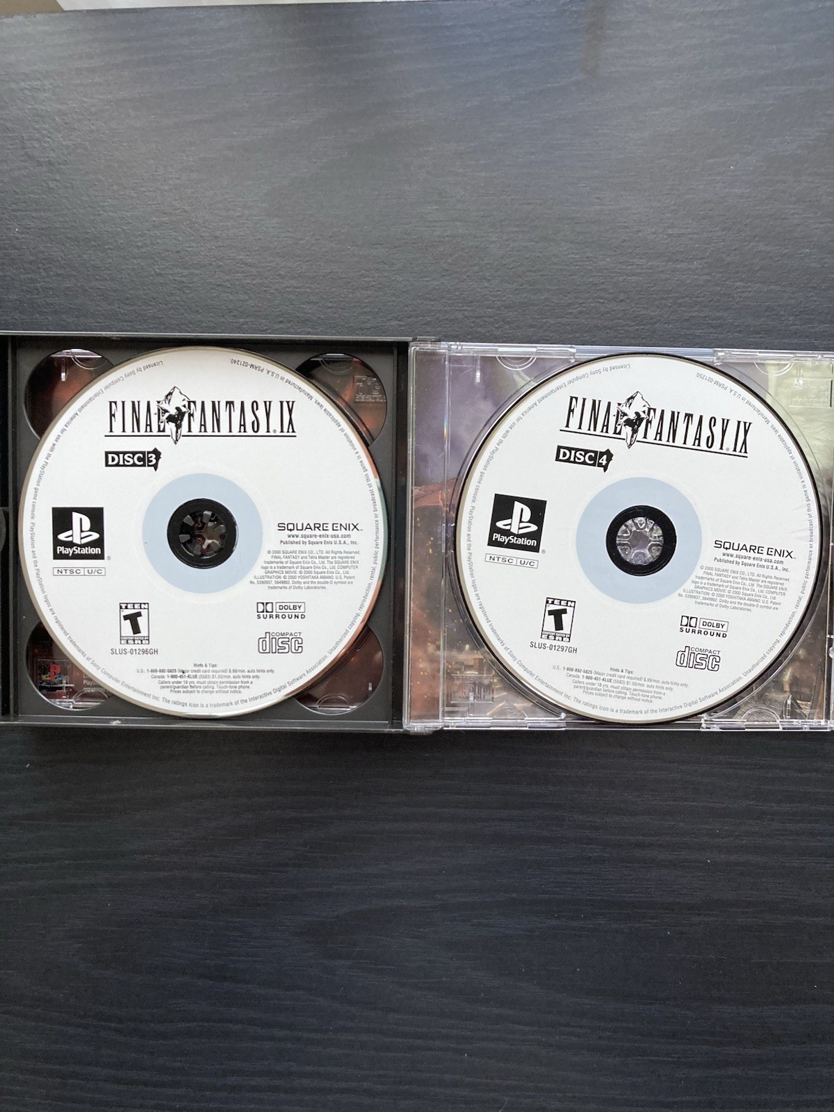 Final Fantasy IX 4-Disc Set (PS1) RPG T NTSC 2000 Pristine, Manual Included