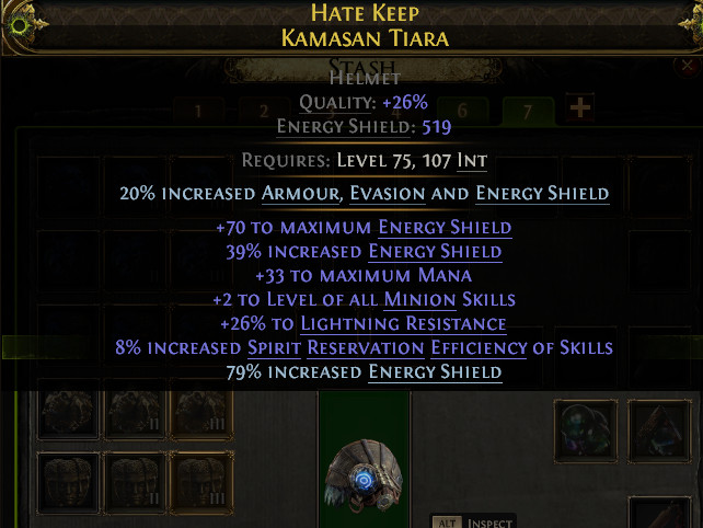 Helmet 519 Shield 2 Minion Skills Path of Exile 2 Return of the Ancients POE 2
