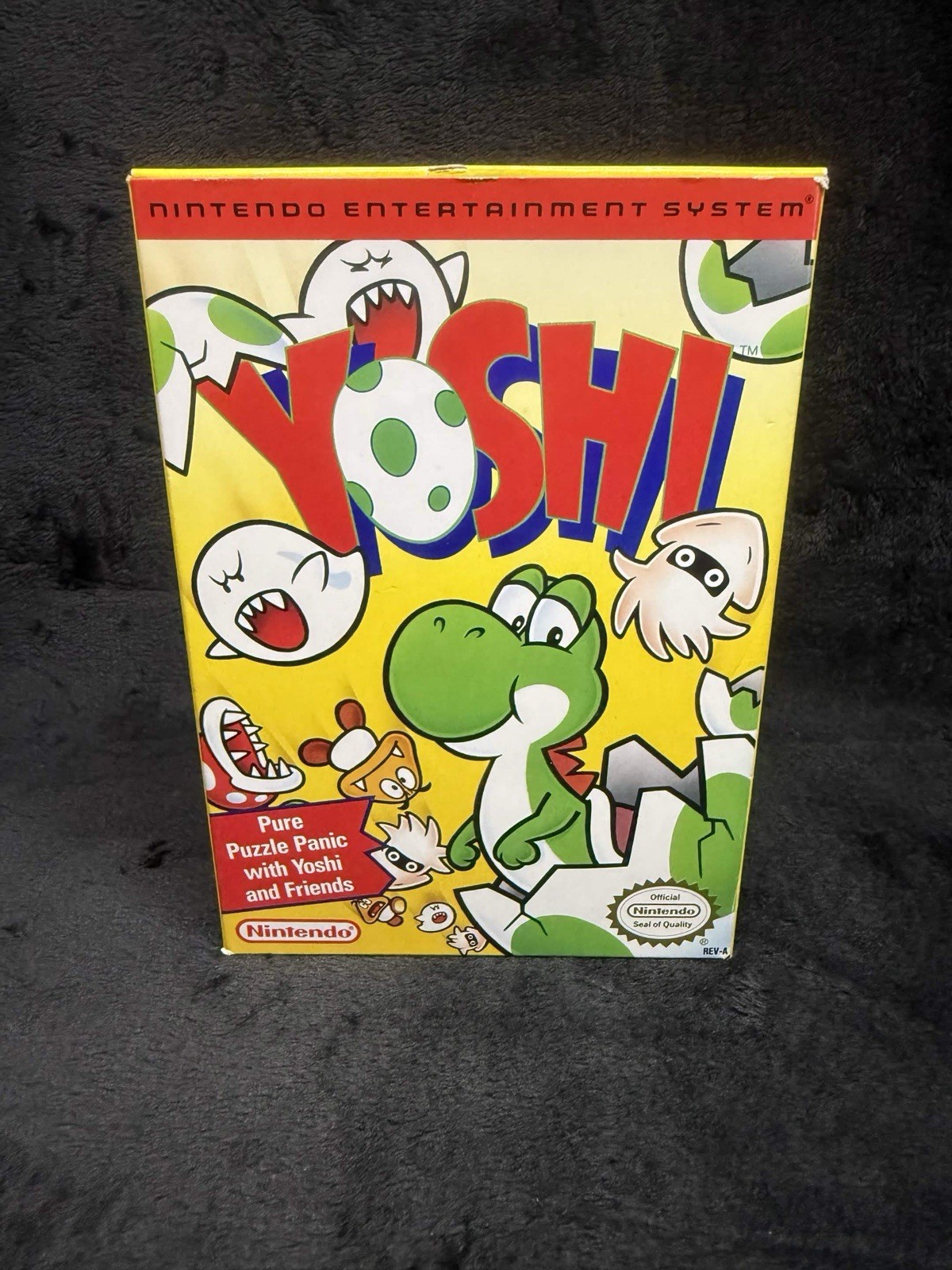 Yoshi Nintendo NES Complete in Box, Fully Tested Great Condition!