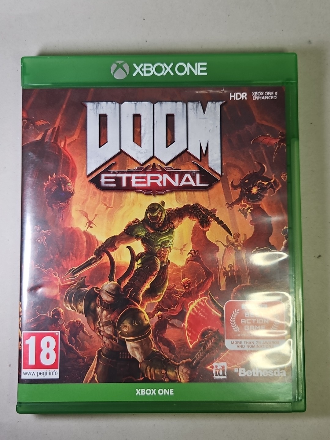 Doom Eternal Xbox One PAL Version PEGI 18, 2020 with inserts
