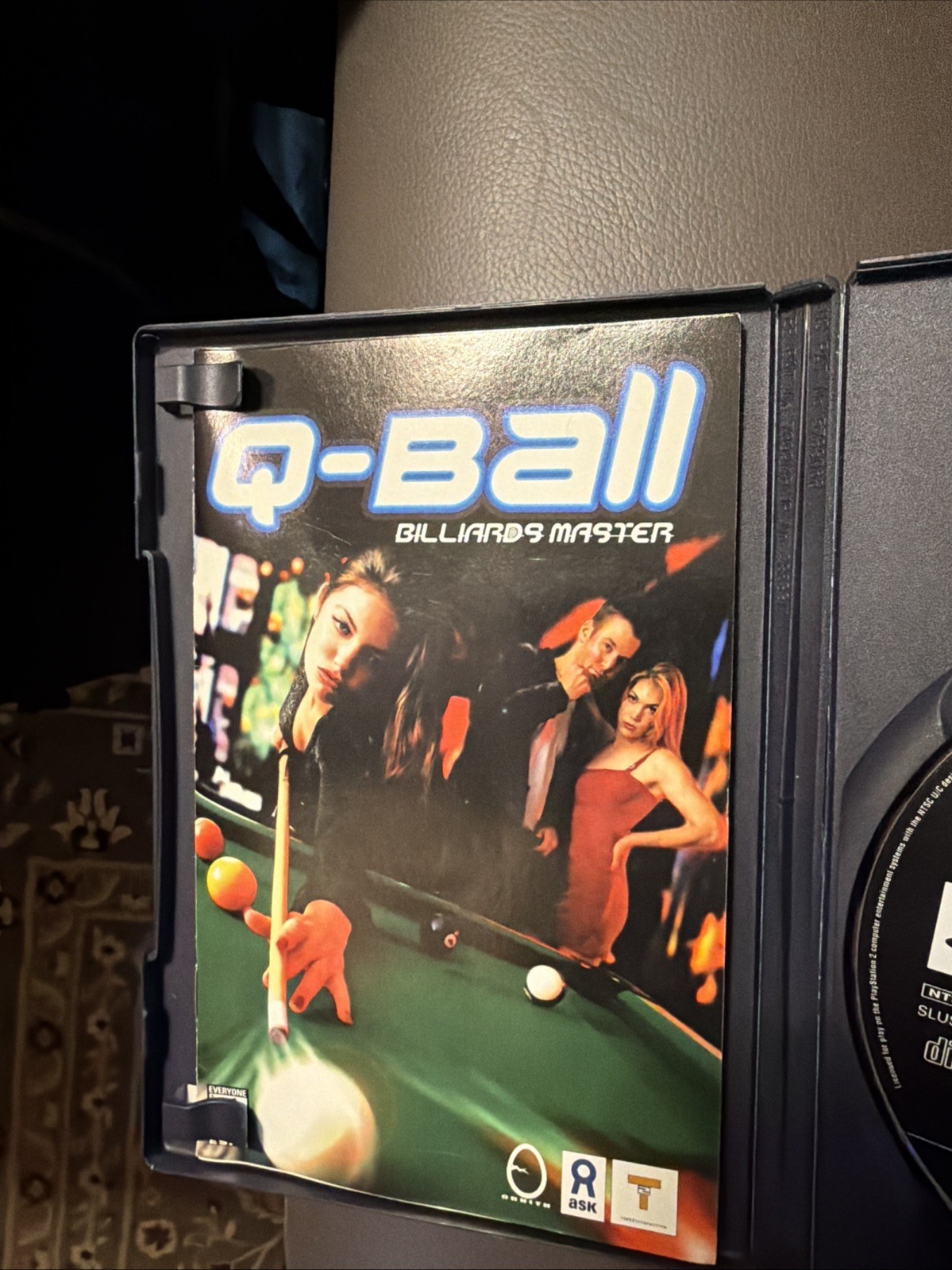 Q-Ball: Billiards Master (Sony PlayStation 2, 2000) (Complete w/ Manual) 🎮🎮🎮
