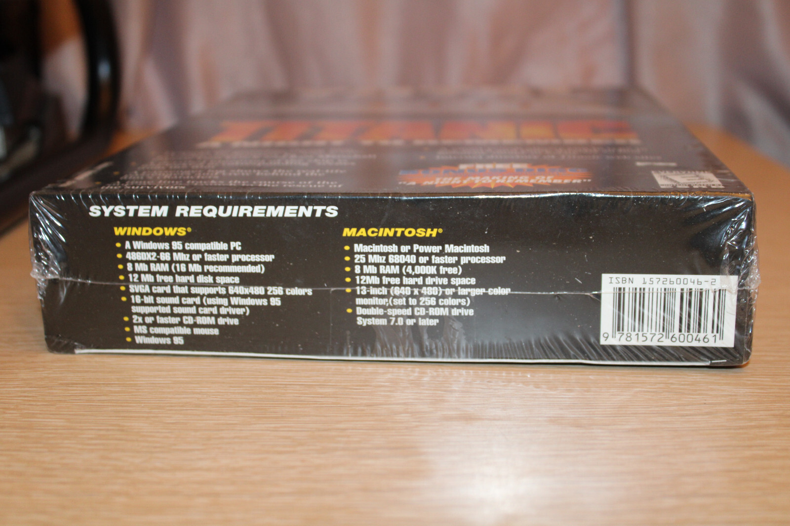 TOTAL TITANIC: A Night to Remember Windows (1998, 2 CD Set) Windows/Mac PC NEW