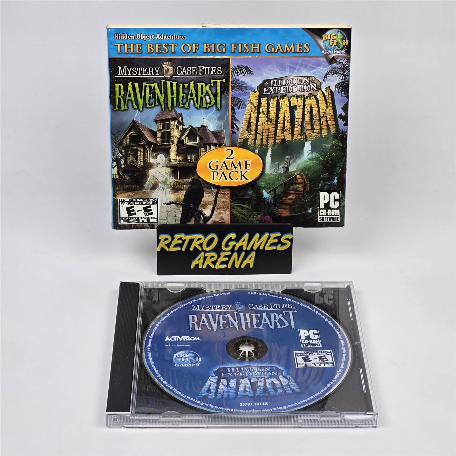 Ravenhearst + Hidden Expedition Amazon (PC CD-ROM) Jewel CIB COMPLETE