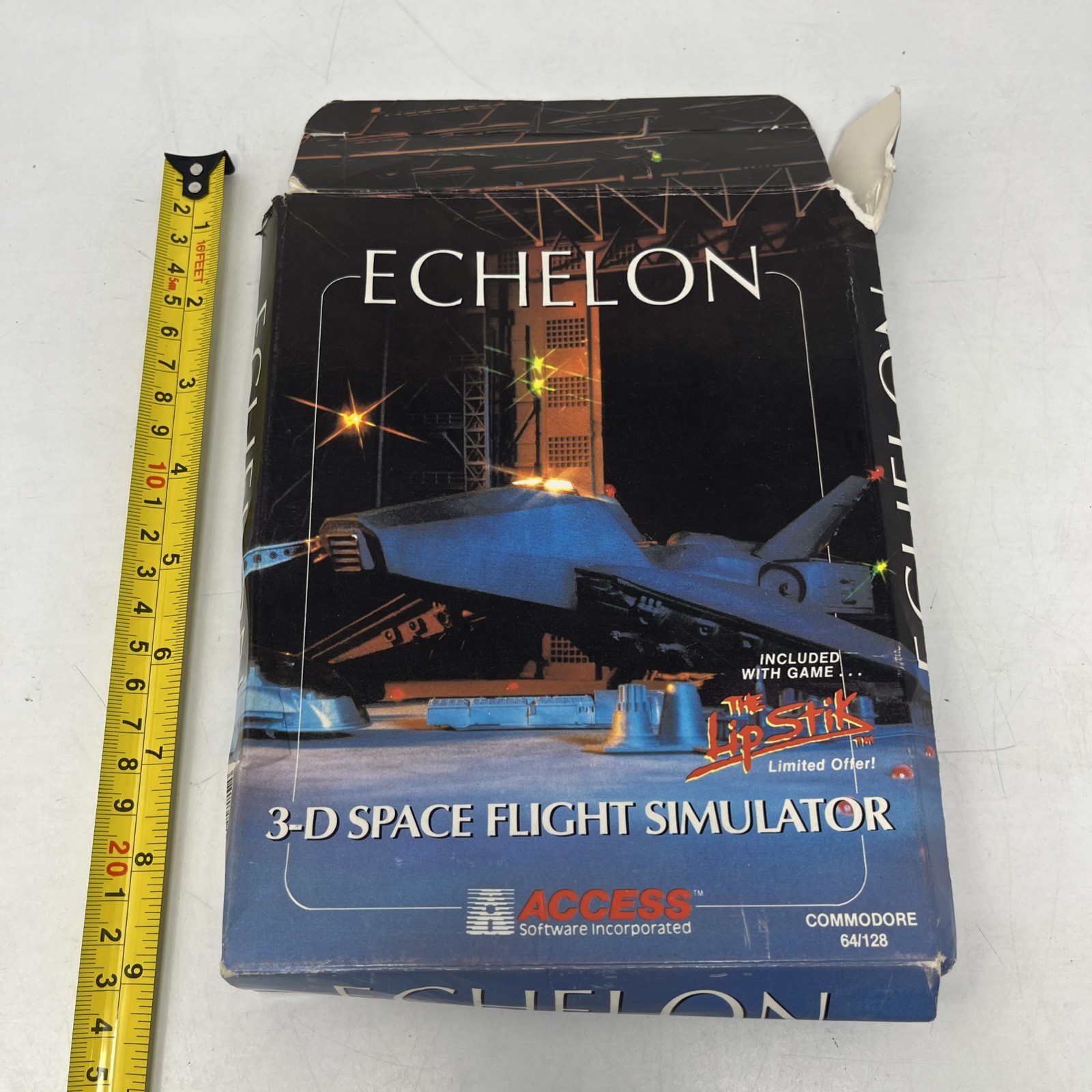 Echelon 3-D Space Flight Simulator Commodore 64/128 Floppy edw38