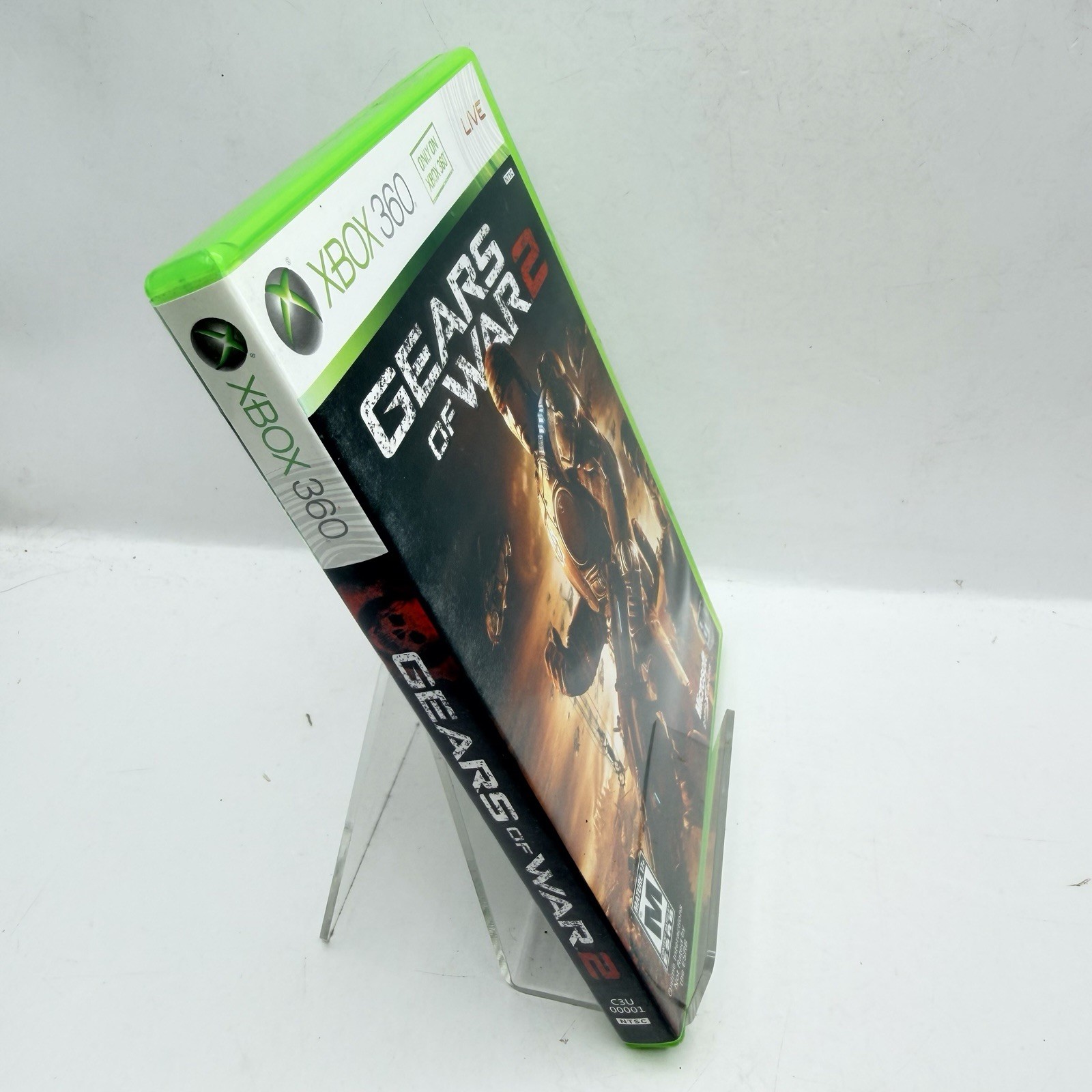 Xbox 360 Gears Of War 2 Battlefield BC2 Mass Effect 2 COD MW2 Lot Of 4 Games