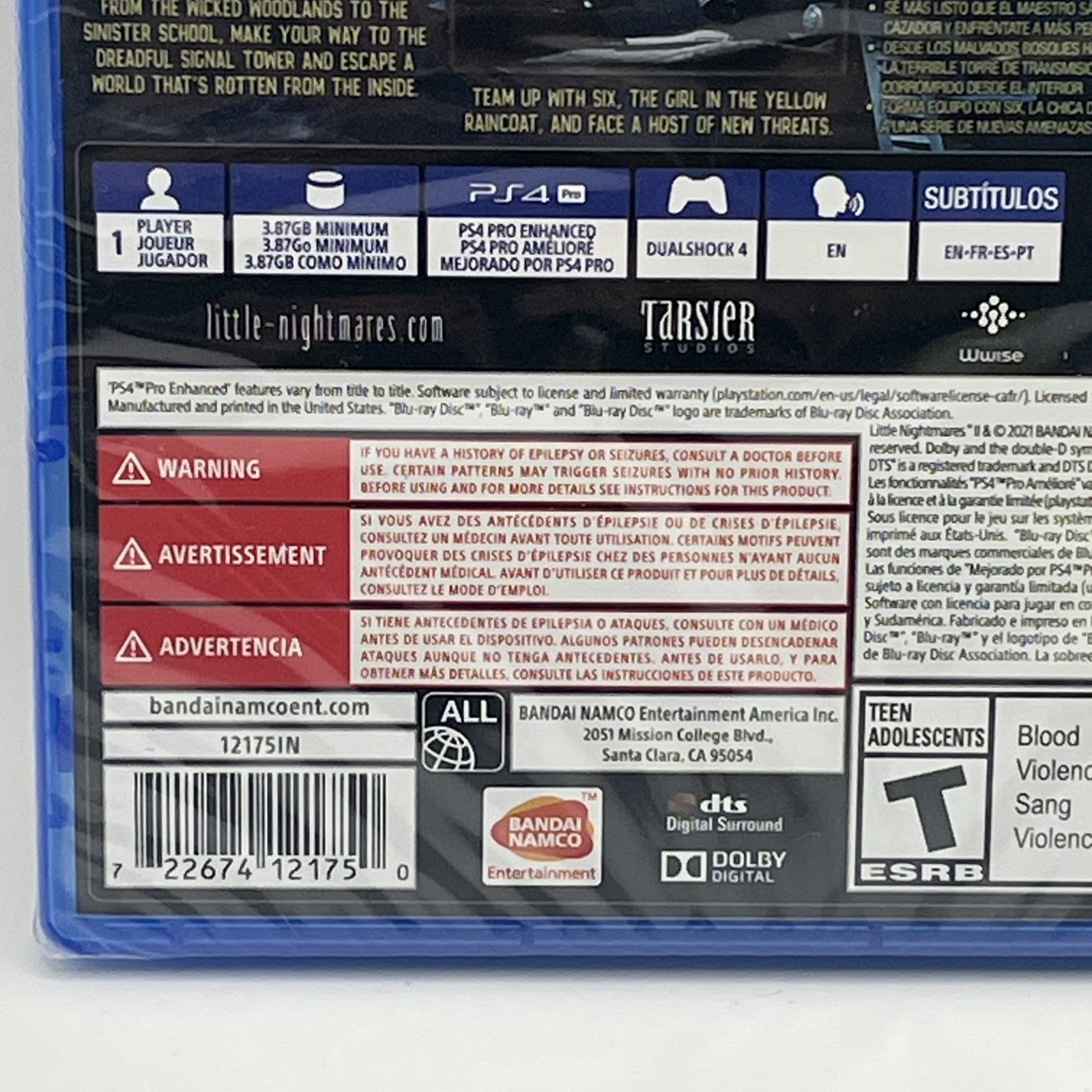 Little Nightmares II – PlayStation 4 (Sony Playstation 4) New Sealed