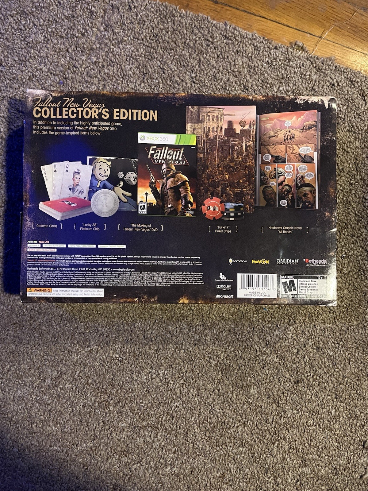 Fallout: New Vegas — Collector’s Edition (Microsoft Xbox 360, 2010)
