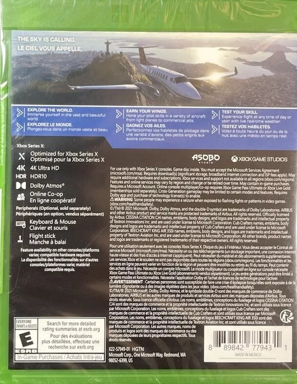 Microsoft Flight Simulator (XBOX Series X) New