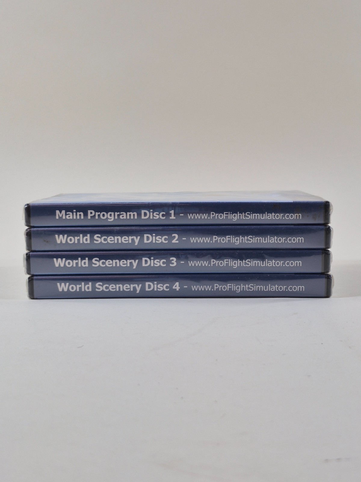 New Pro Flight Simulator Suite 4 Disc Set for PC/Mac World Scenery