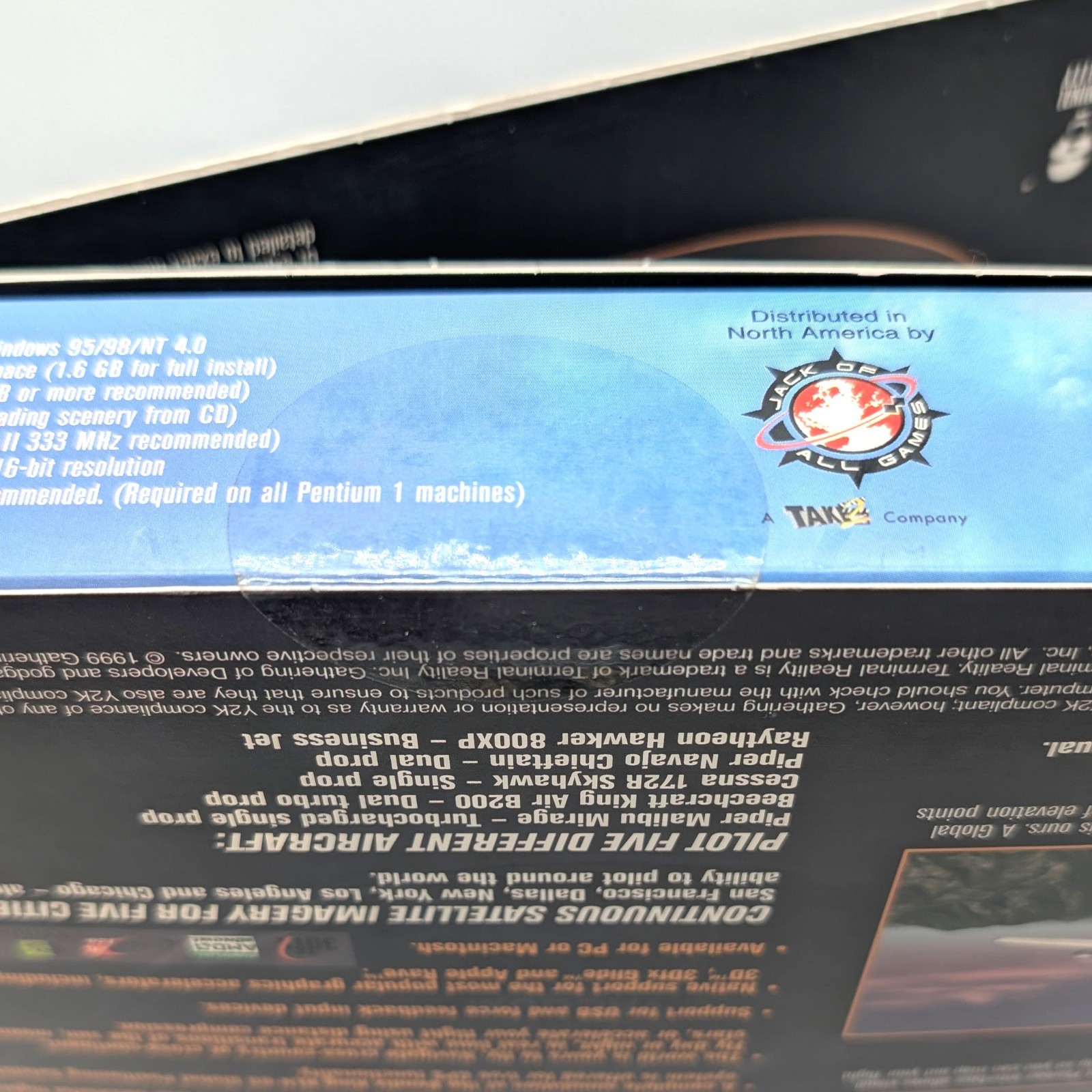 NEW SEALED Fly! Flight Simulator by Terminal Reality (PC,1999) for Win 95/98