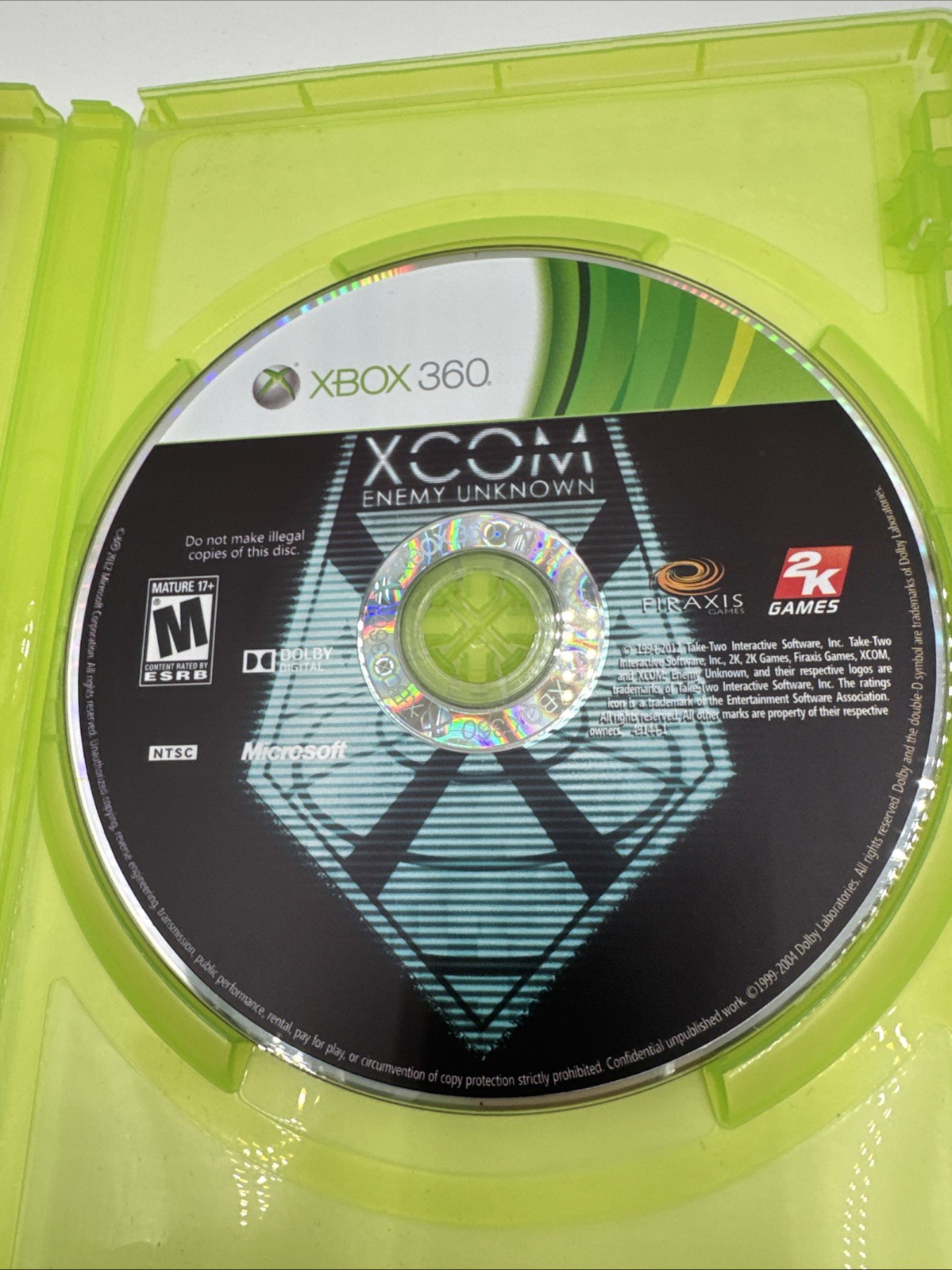 XCOM Enemy Unknown Xbox 360 Complete CIB Tested