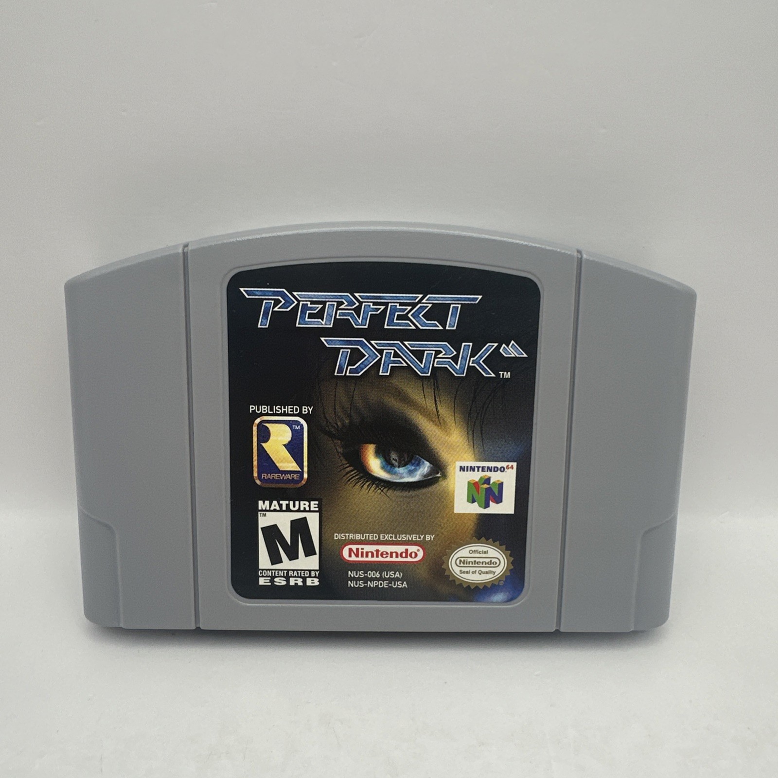 Perfect Dark Nintendo N64 2000 Complete CIB Box Manual Reg Card MINTY Cartridge