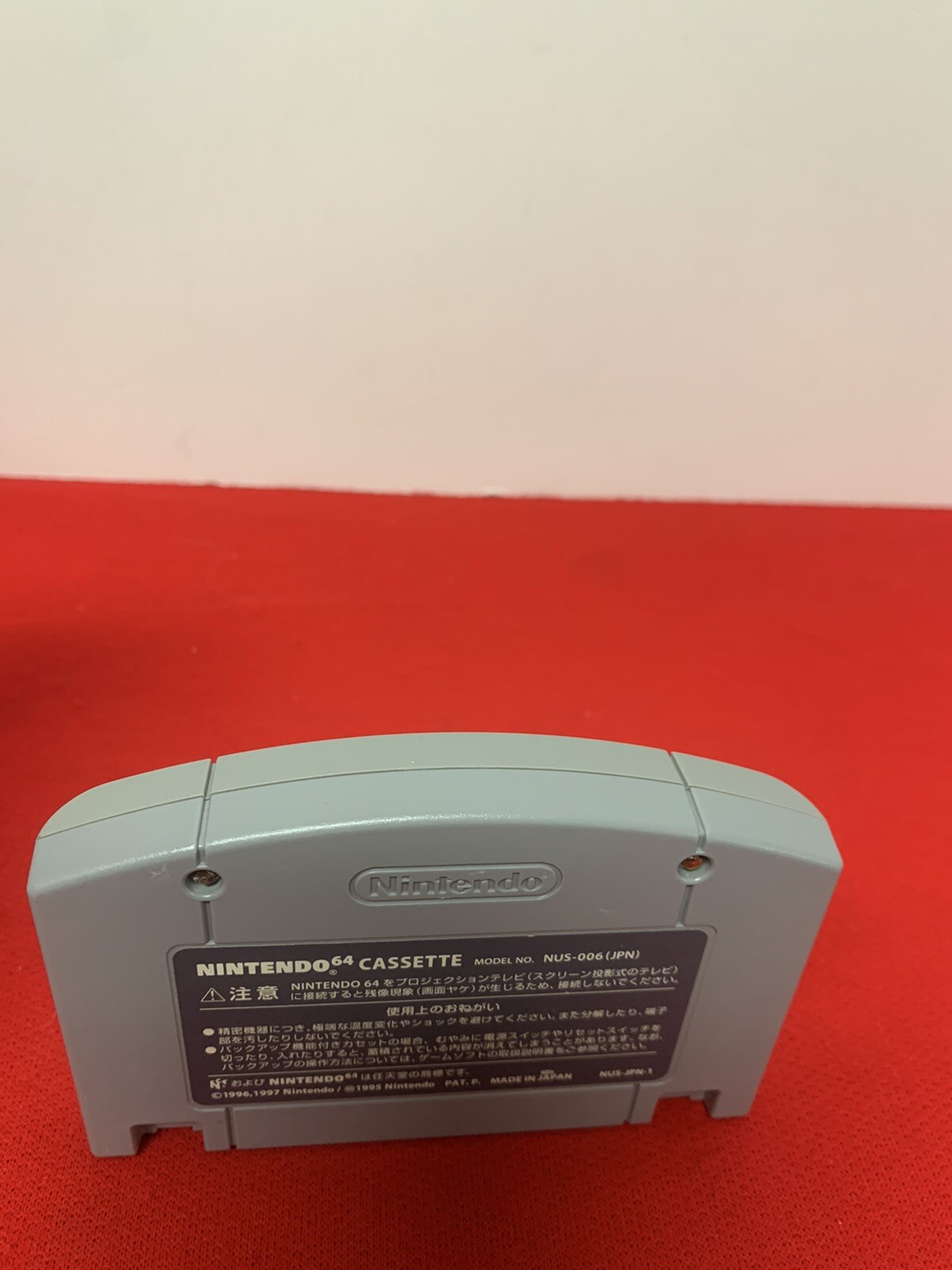 Vintage Nintendo 64 Star Wars Rogue Squadron-Japan Cartridge-NUS-006(JPN)1999