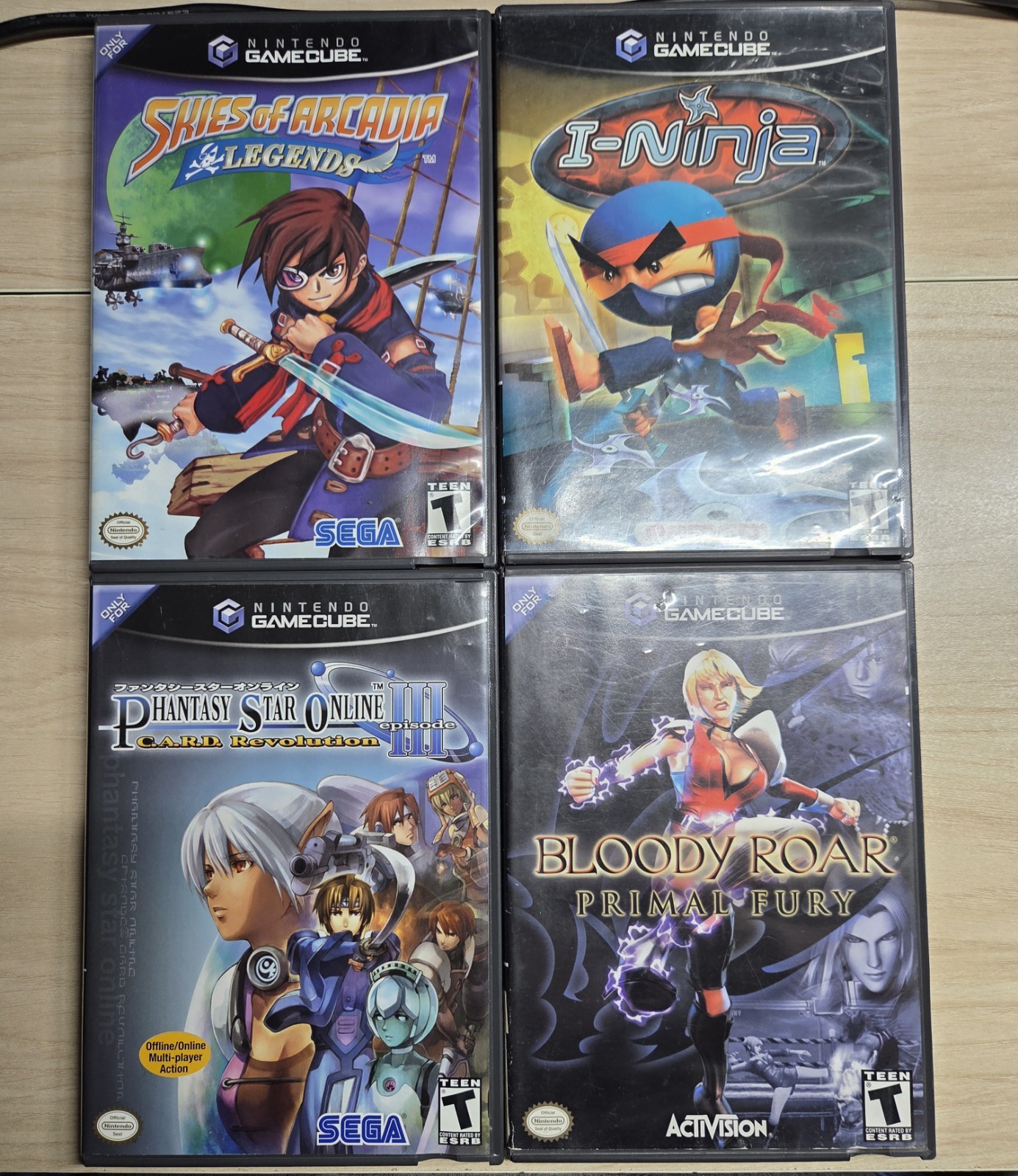 GameCube Game Lot Tested – Skies of Arcadia Legends I-Ninja Bloody Roar & More