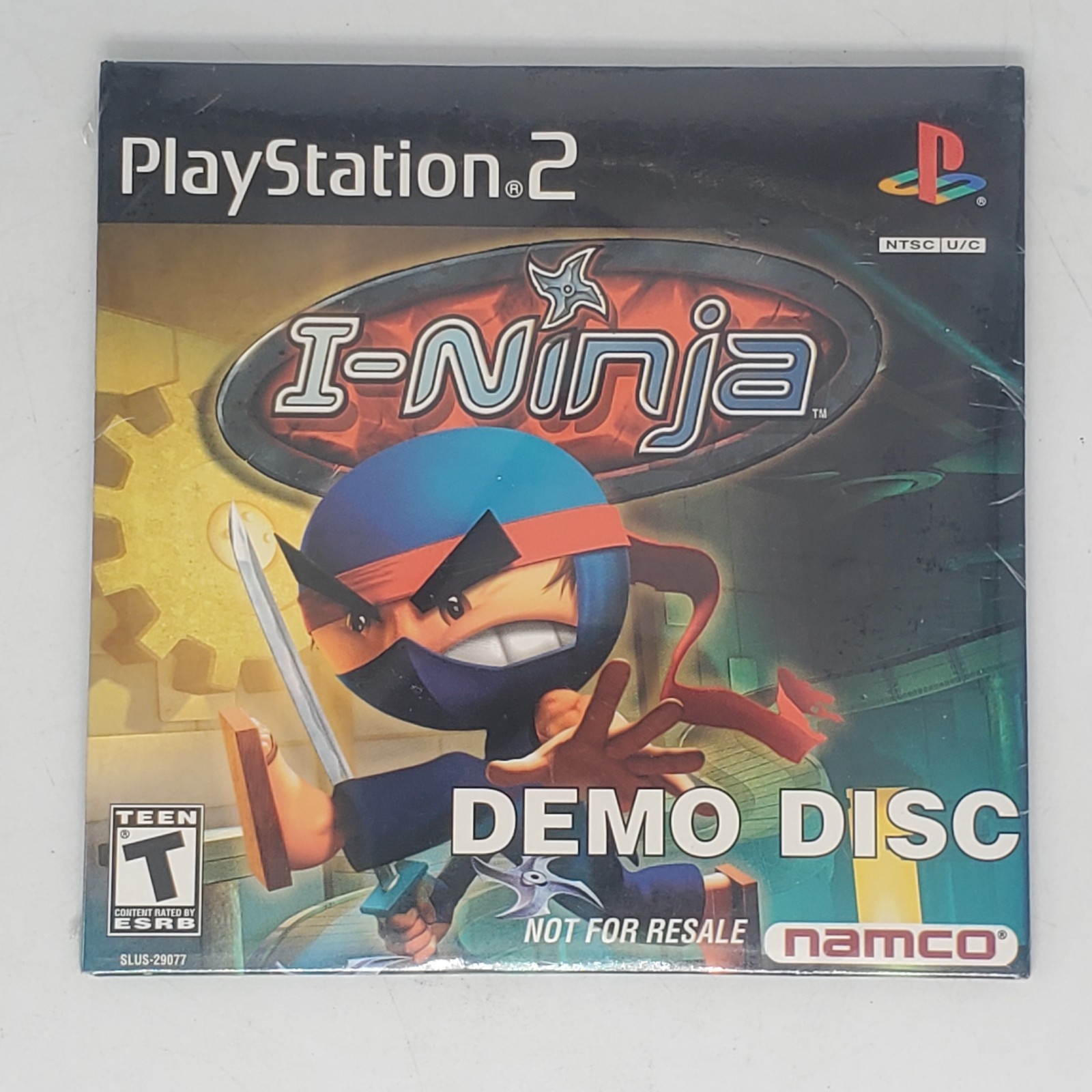 I-Ninja INinja Demo Disc NAMCO Sony Playstation 2 PS2 NOT FOR RESALE SEALED