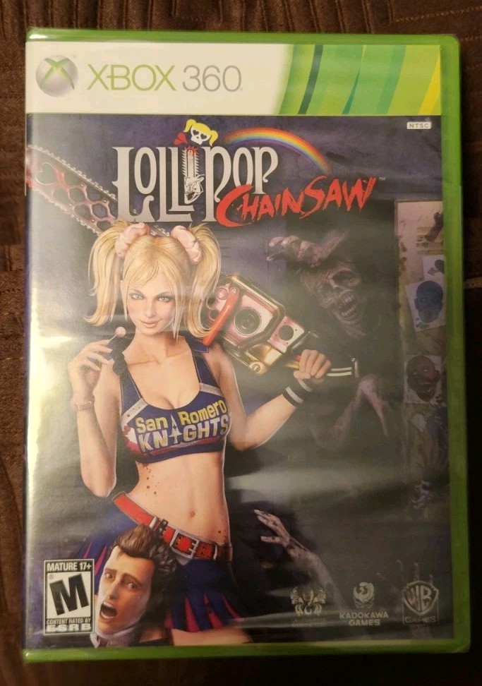 Lollipop Chainsaw New In Protective Case (Microsoft Xbox 360, 2012)