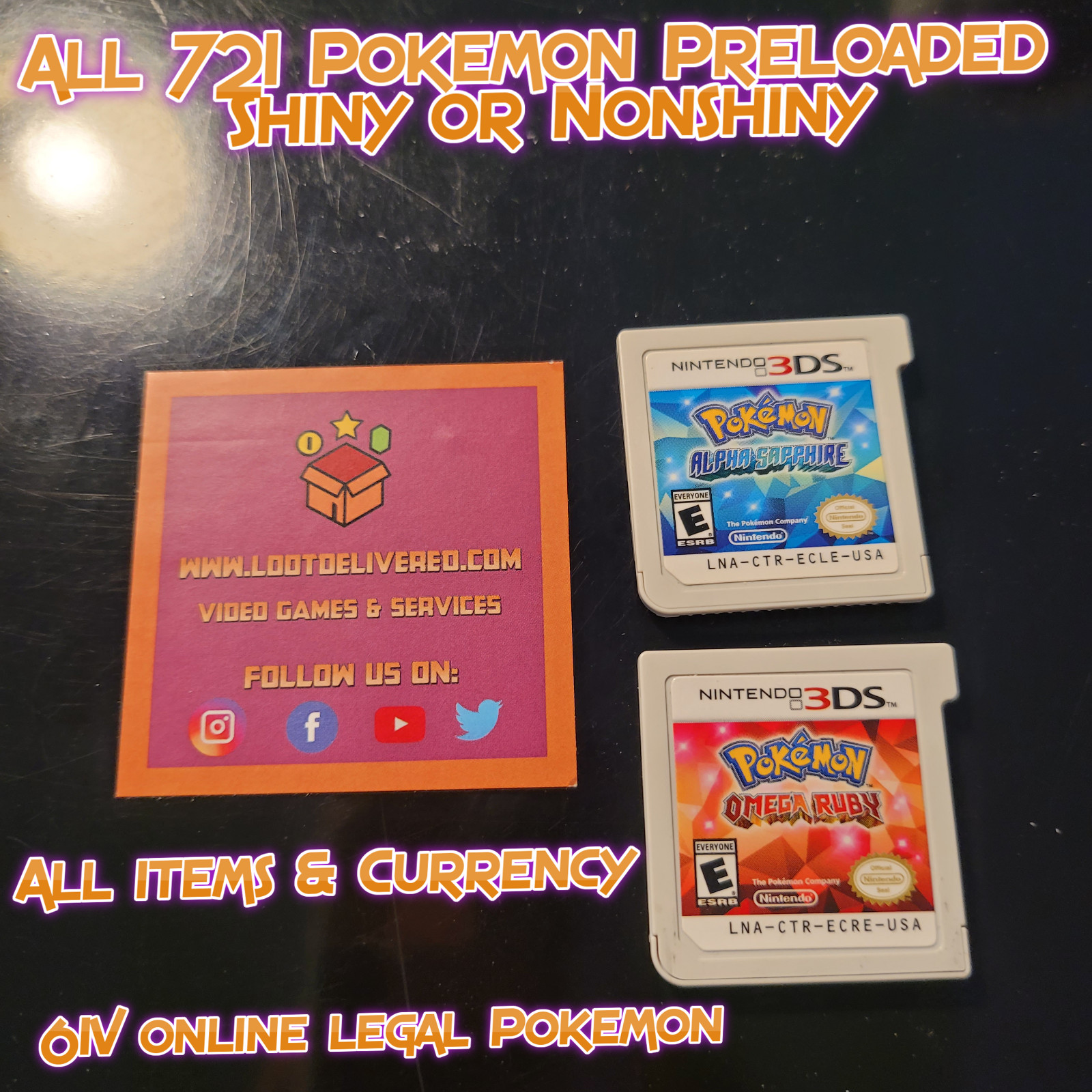 Pokemon Alpha Sapphire Loaded With All 721 + 120+ Legit Event Pokemon Unlocked