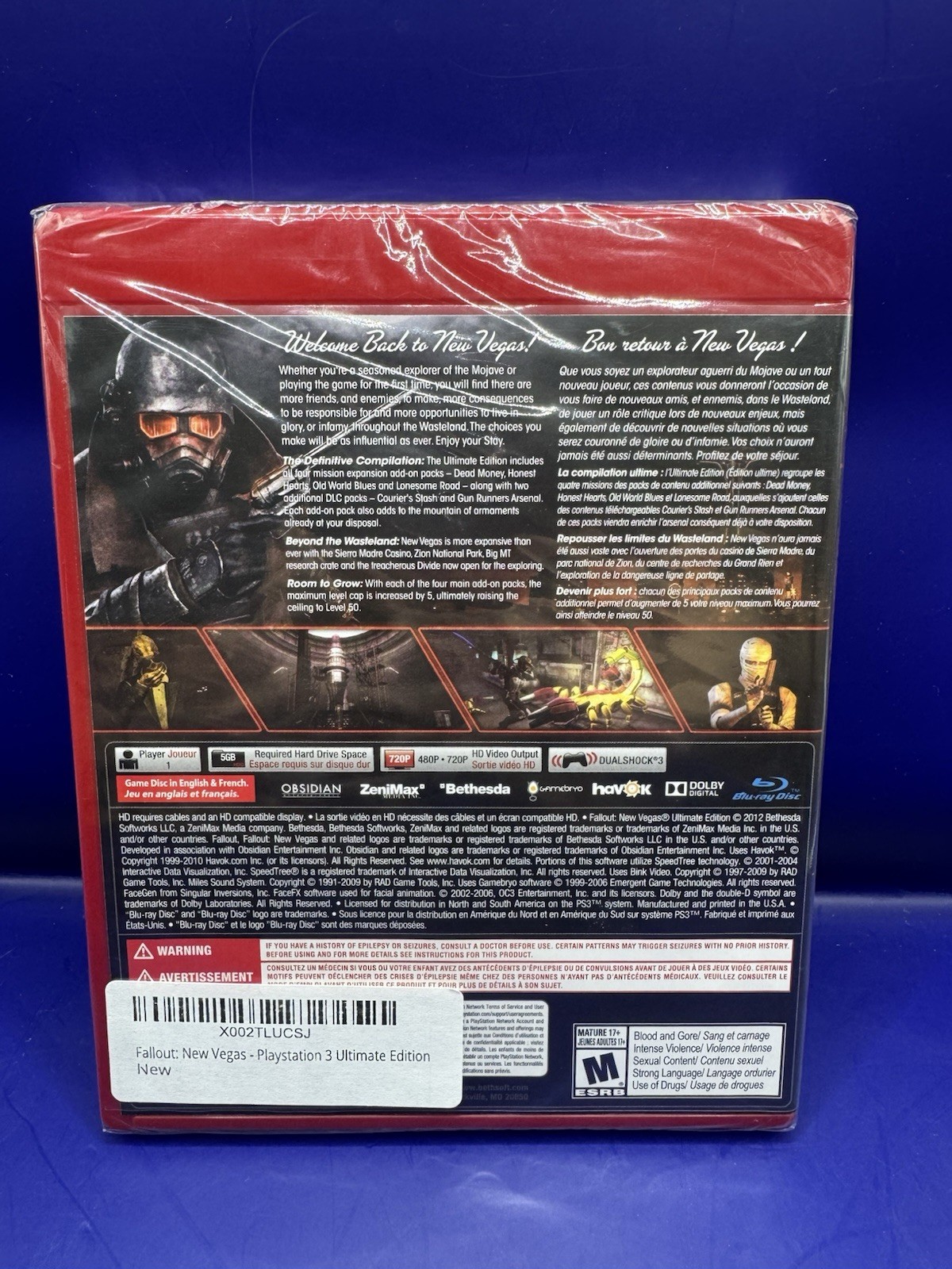 Fallout: New Vegas – Ultimate Edition Sony PlayStation 3, PS3 Brand New Sealed