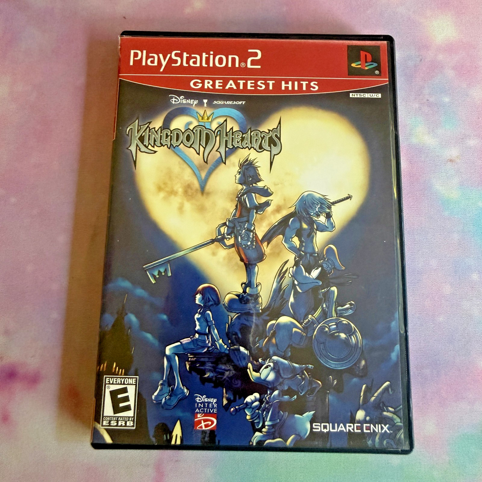 ⭐️ KINGDOM HEARTS PlayStation 2 PS2 Disney Greatest Hits NO Manual Square Enix
