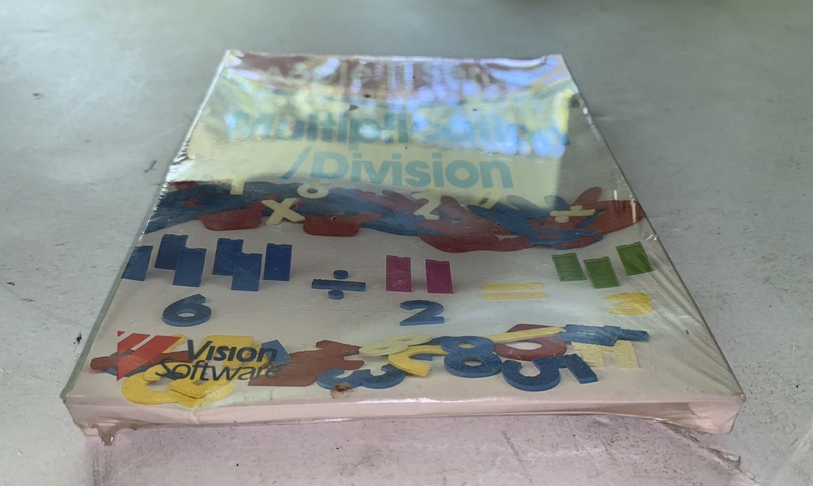 APPLE II Series Multiplication/ Division 1987 Vision Software FACTORY SEALED !!