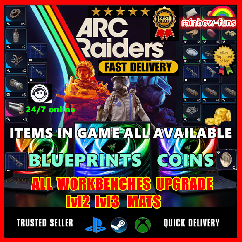 ARC Raiders🔥Blueprints/COINS / Weapons/Keys/Crafting MATERIALS⚡Virtual Item🚀
