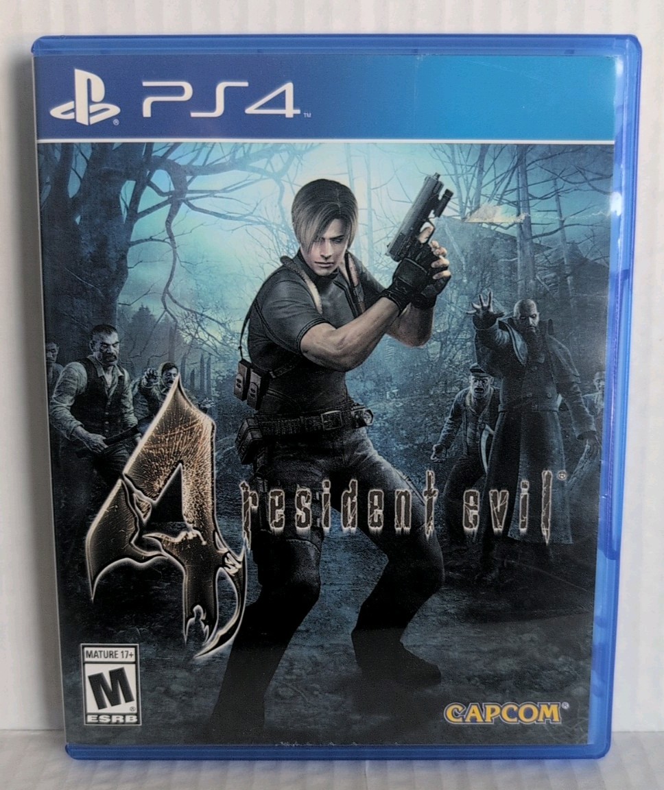 Resident Evil 4 Capcom PS4 Video Game Complete In Box