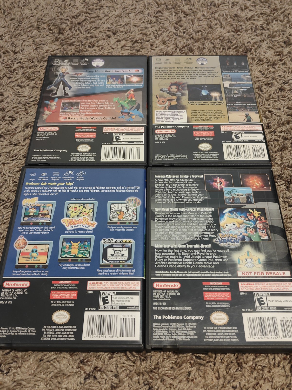 Pokemon GameCube Collection CIB