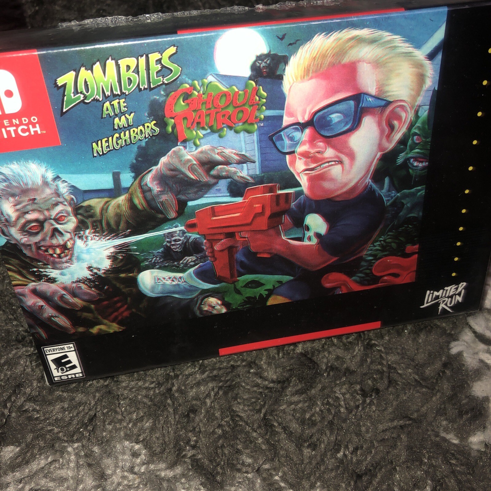 Zombies Ate My Neighbors Ghoul Nintendo Switch Limited Run Games Box Variant New