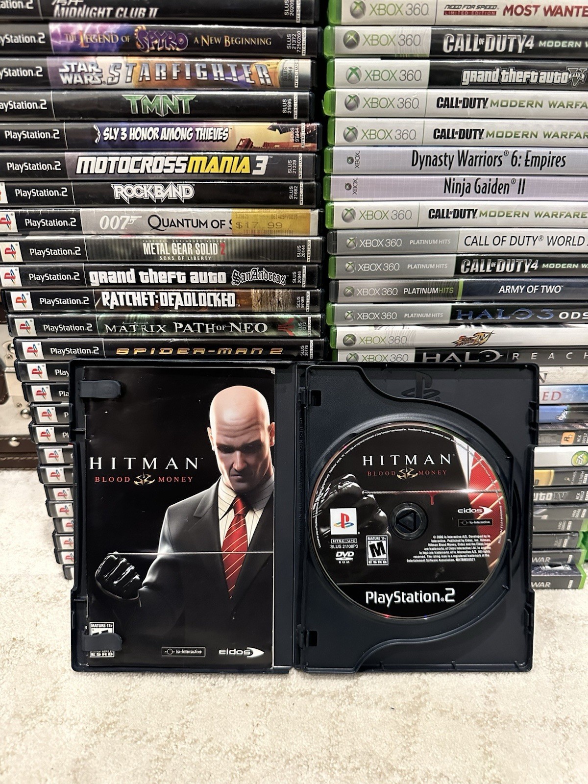 Hitman: Blood Money (Sony Playstation 2, PS2) Complete CIB Tested No Bonus Disc
