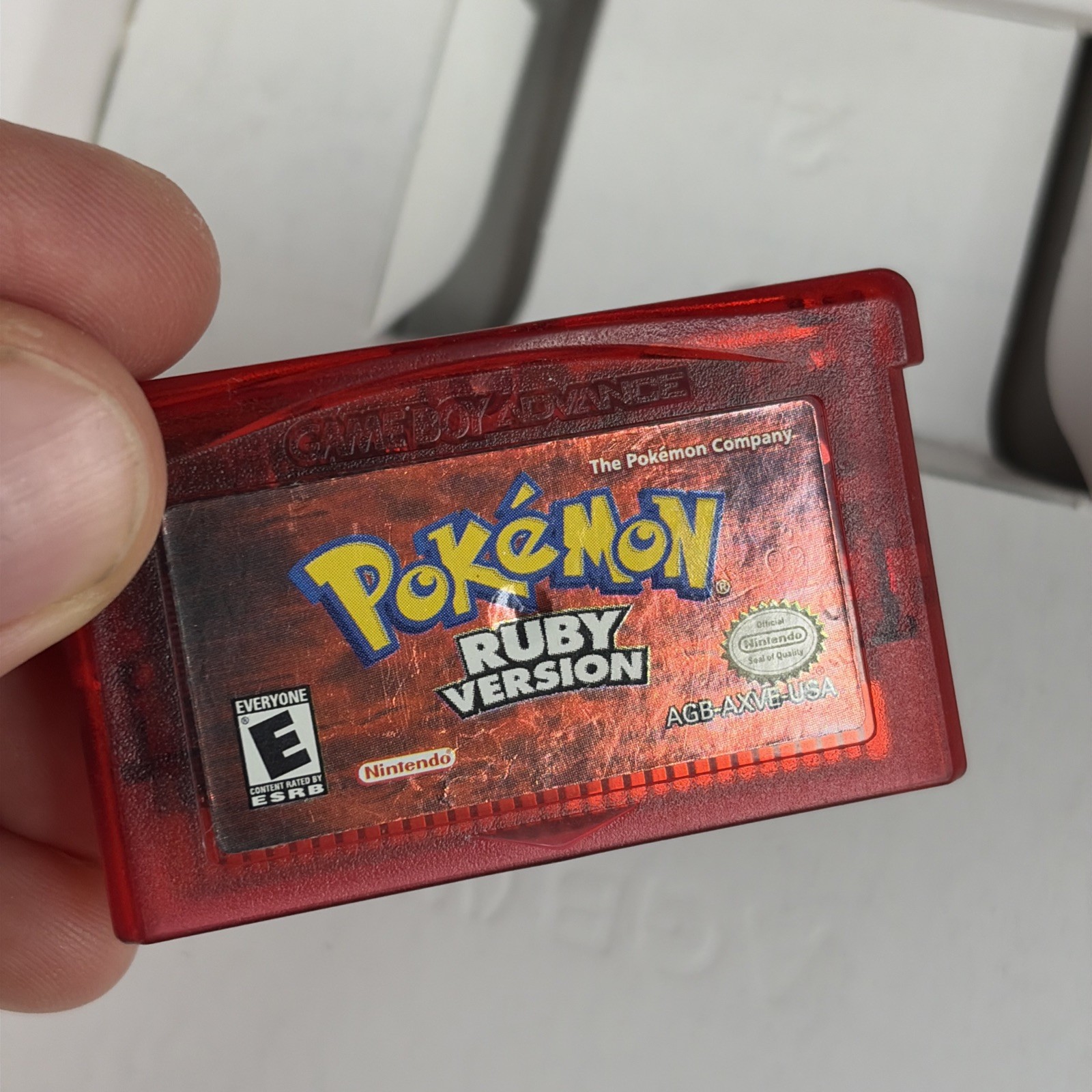Pokemon Ruby & Sapphire Gameboy Advance AUTHENTIC Complete in Box CIB Cards