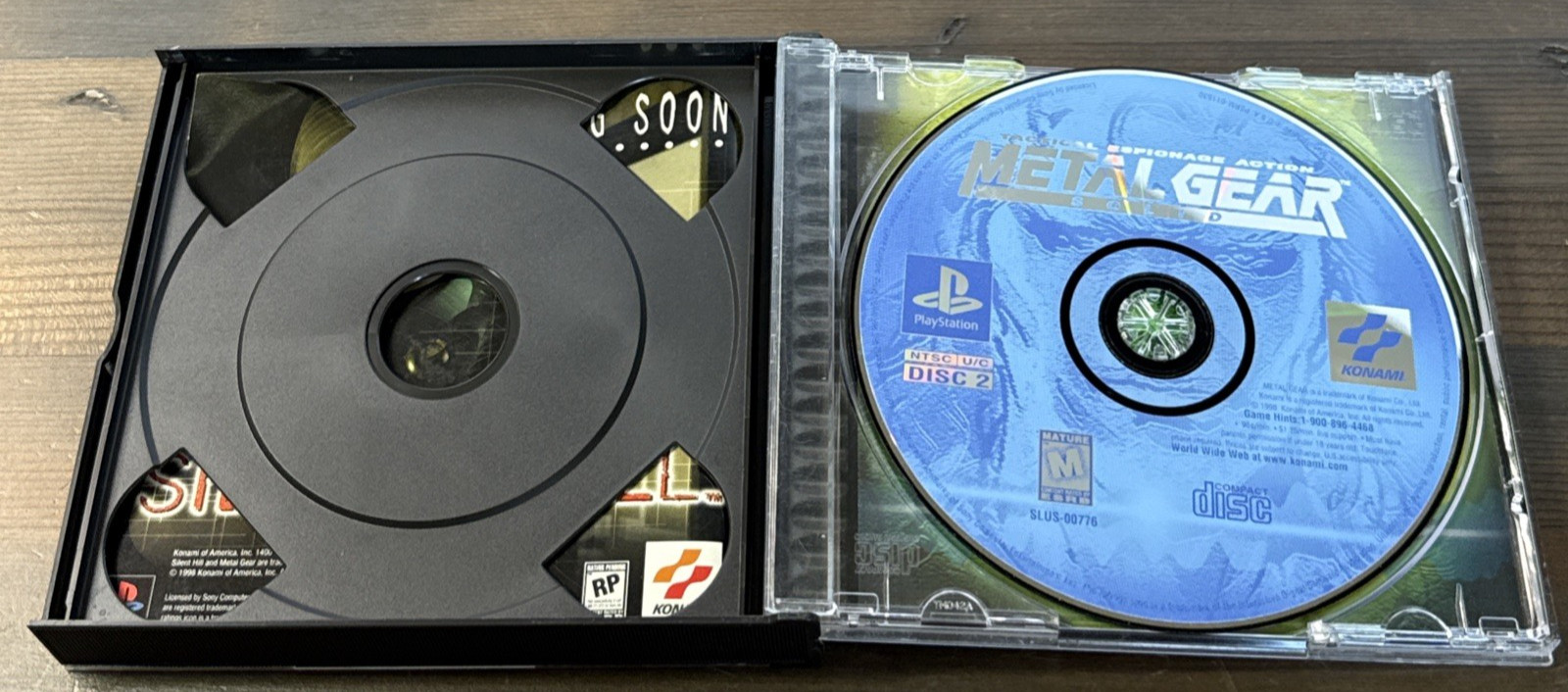 Metal Gear Solid Tactical Espionage Action PS1 (Sony PlayStation 1, 1999) CIB