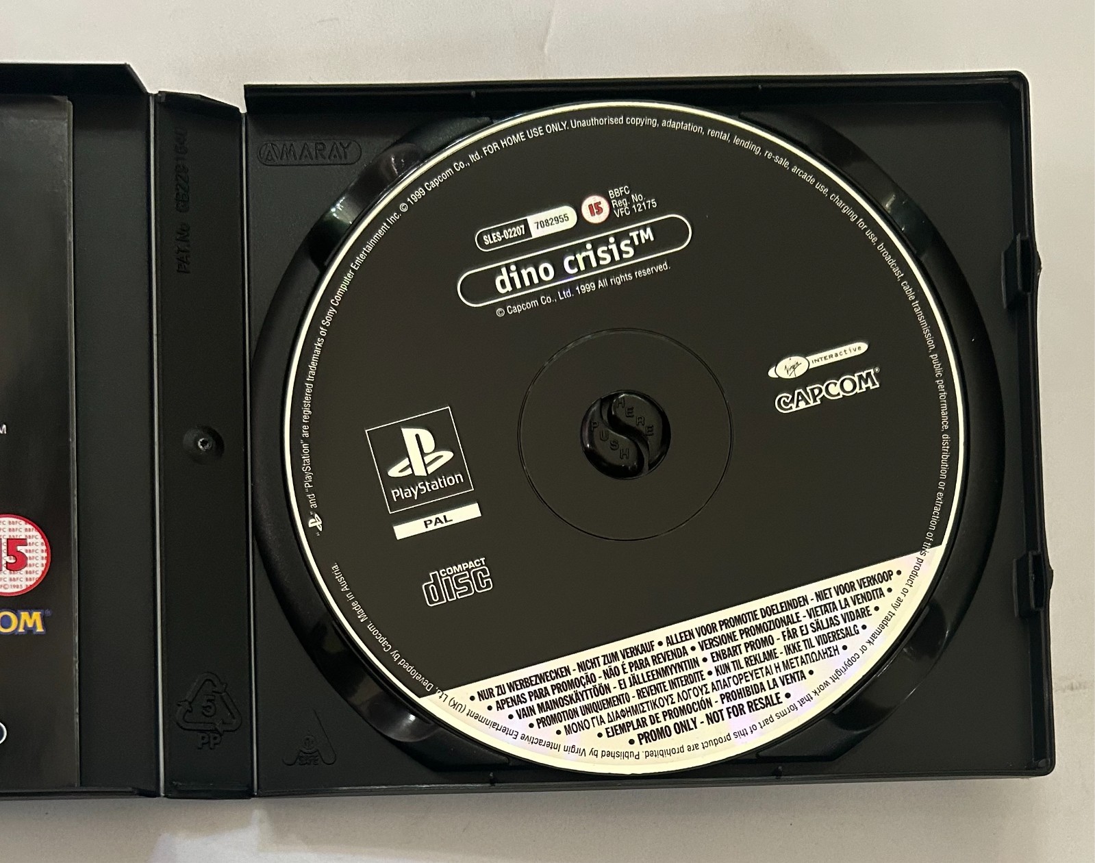 Dino Crisis Review Version – Sony PlayStation PSone – Promo Not For Resale 1999