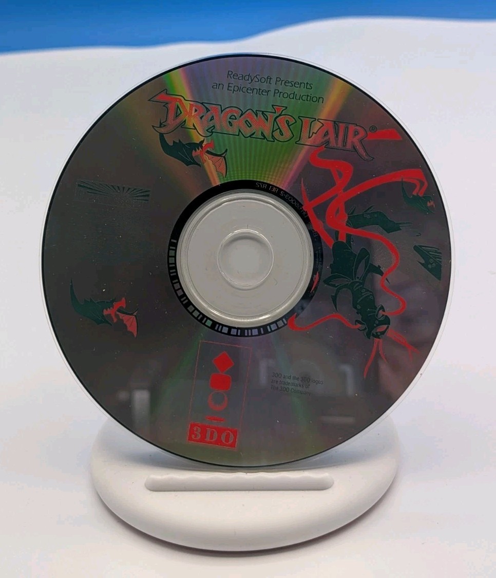 3DO Panasonic Dragons Lair (3DO, 1994) Disc and Manual Only