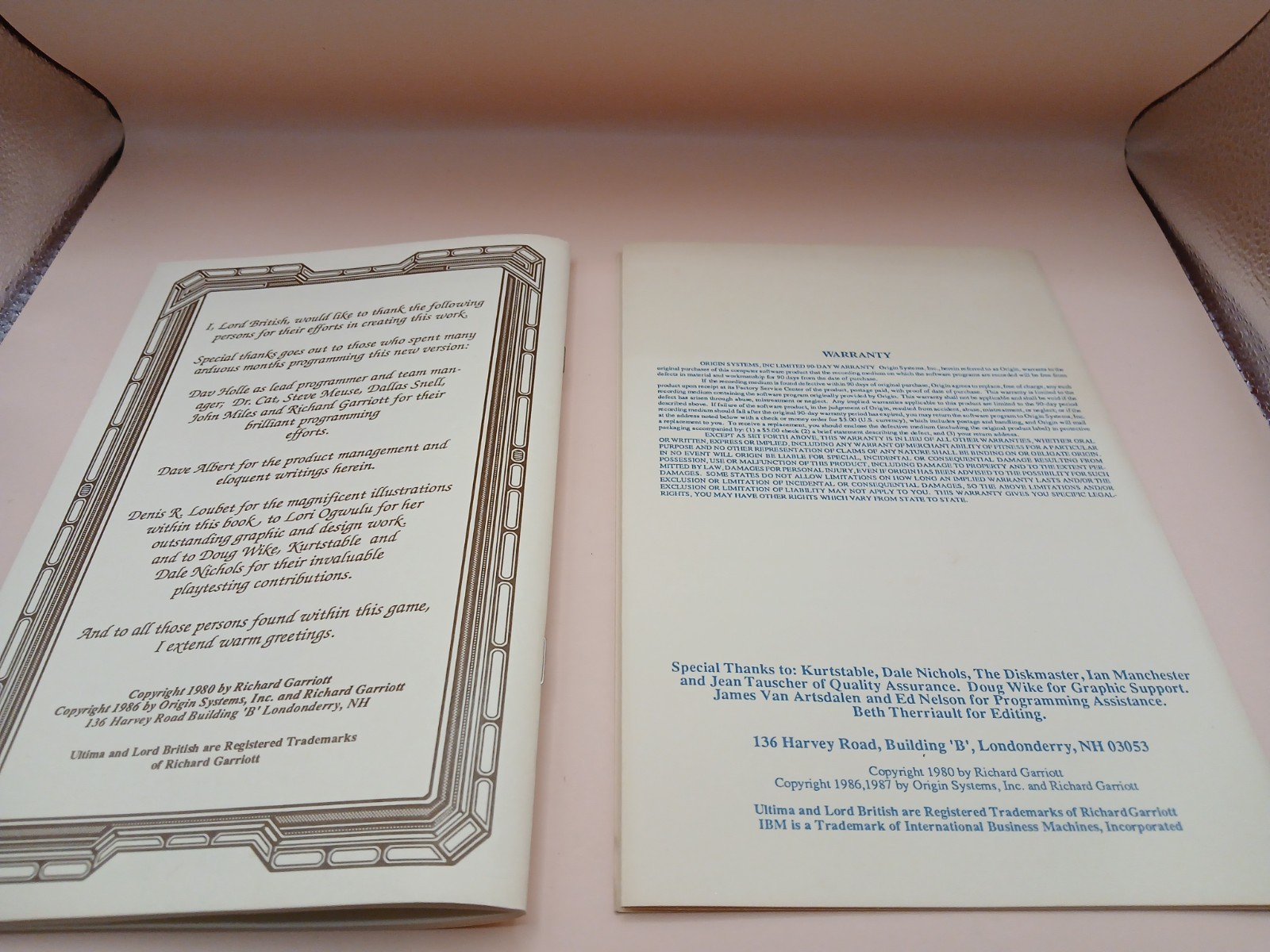IBM RPG 1986 Ultima I One (1) PC Game IBM Tandy Five Coins 100% Complete + Reg.