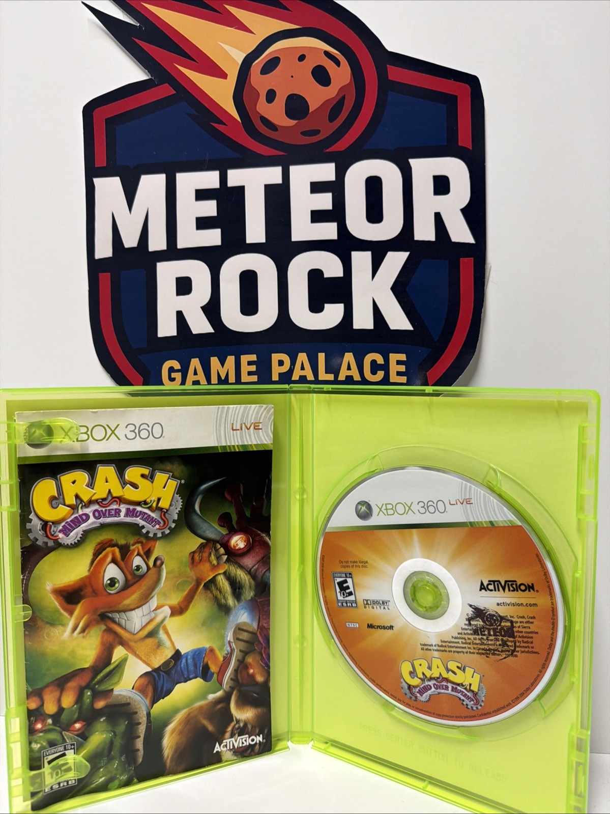 Crash: Mind Over Mutant (Xbox 360) Complete Cleaned Tested – Same Day Shipping