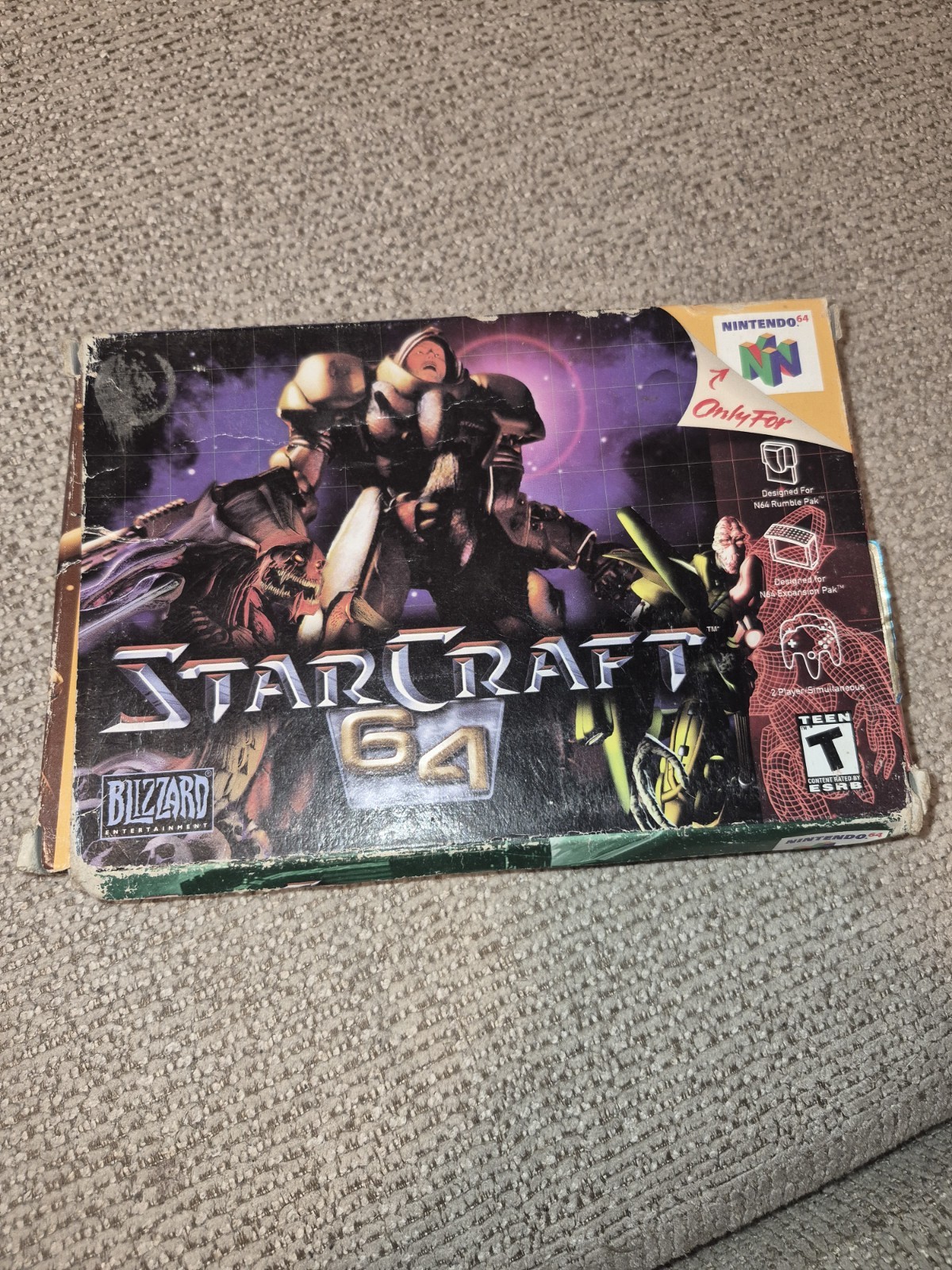 StarCraft 64 (Nintendo 64, 2000) N64 Authentic OEM Complete CIB