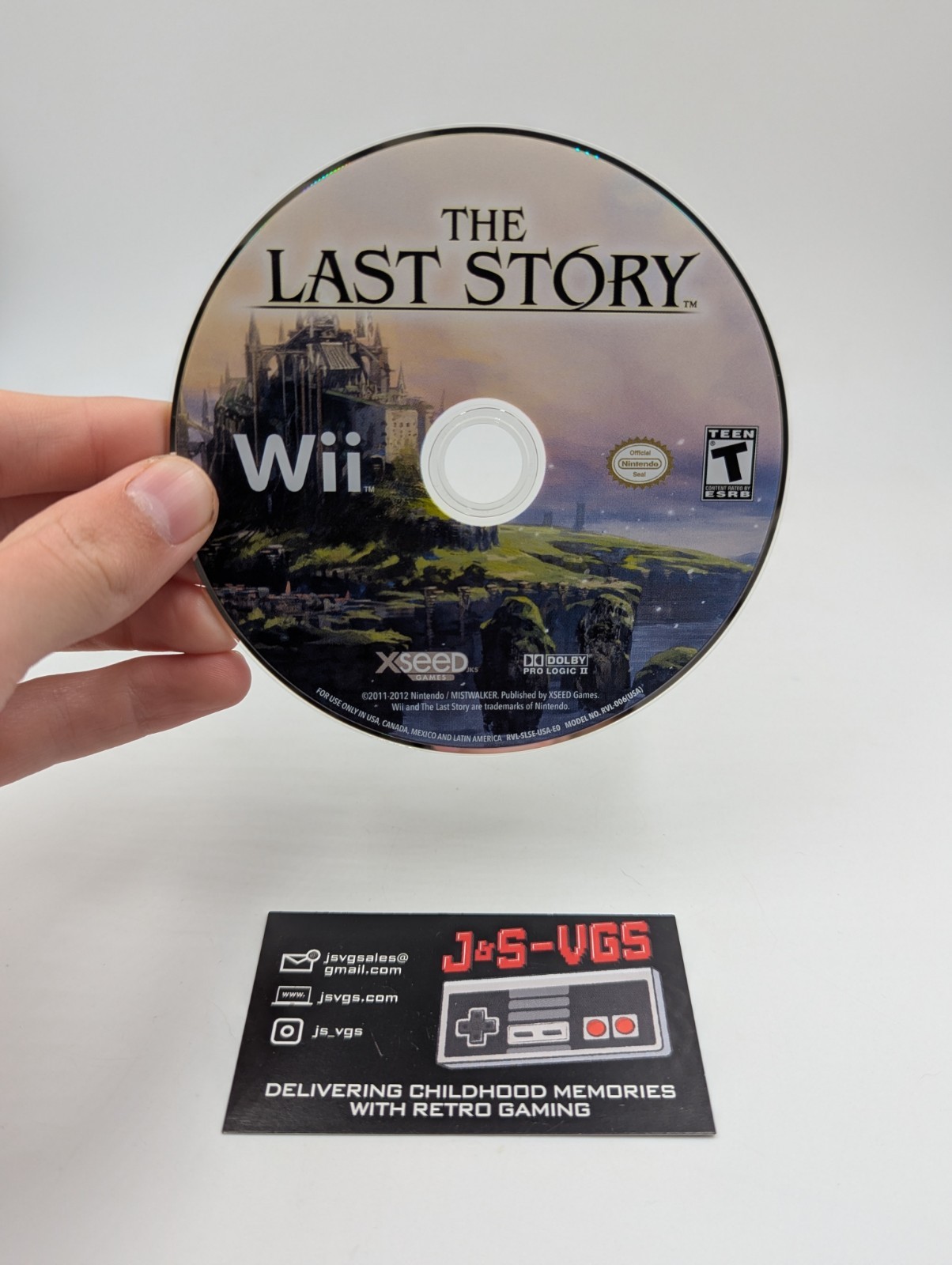 The Last Story Wii CIB w/ Art Book & Soundtrack Tested Working