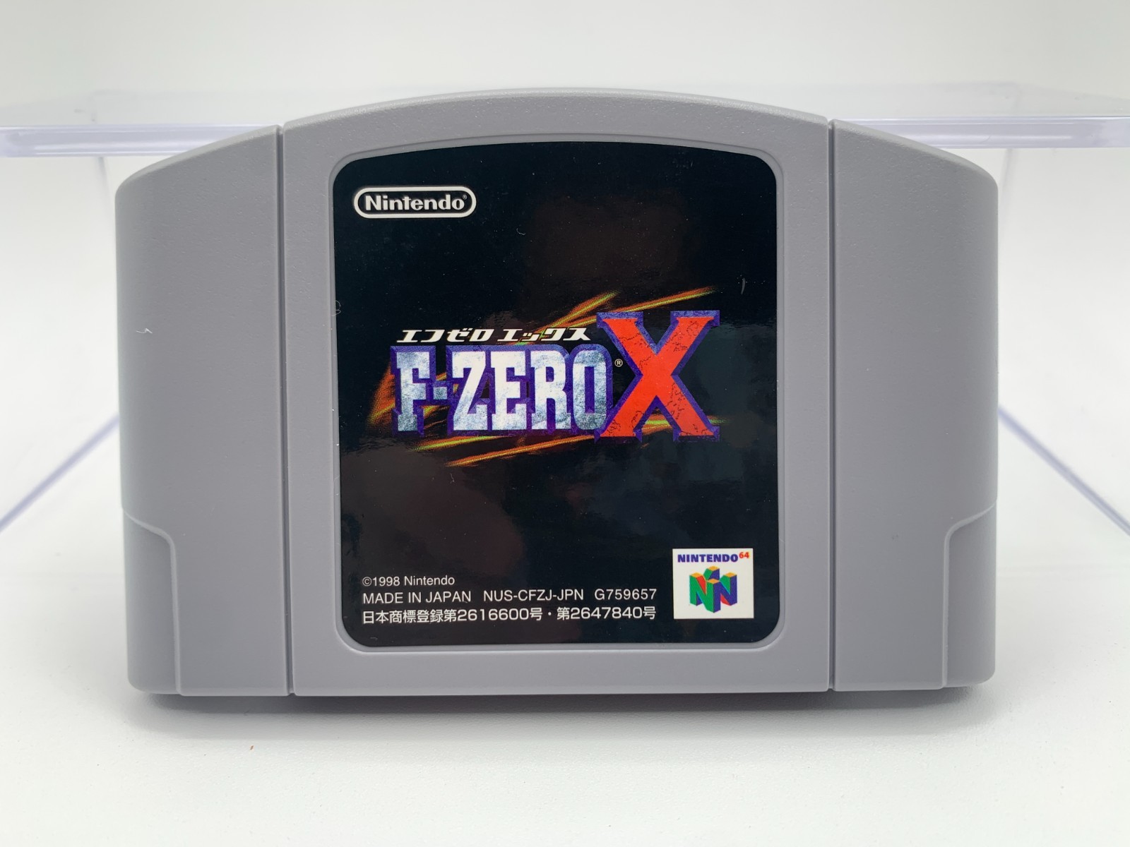 F-ZERO X Japan Nintendo 64 N64 With Box + Manual + Controls & Reg Cards N640375