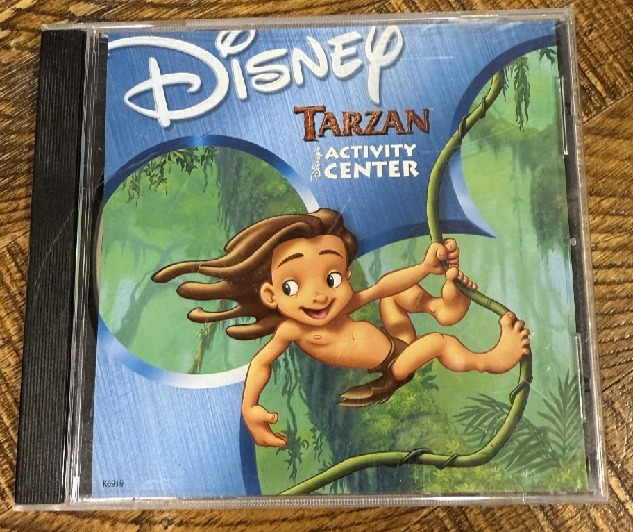 DISNEY’S TARZAN ACTIVITY CENTER – (PC, 1999) – AGES 4-8 *FREE SHIPPING*