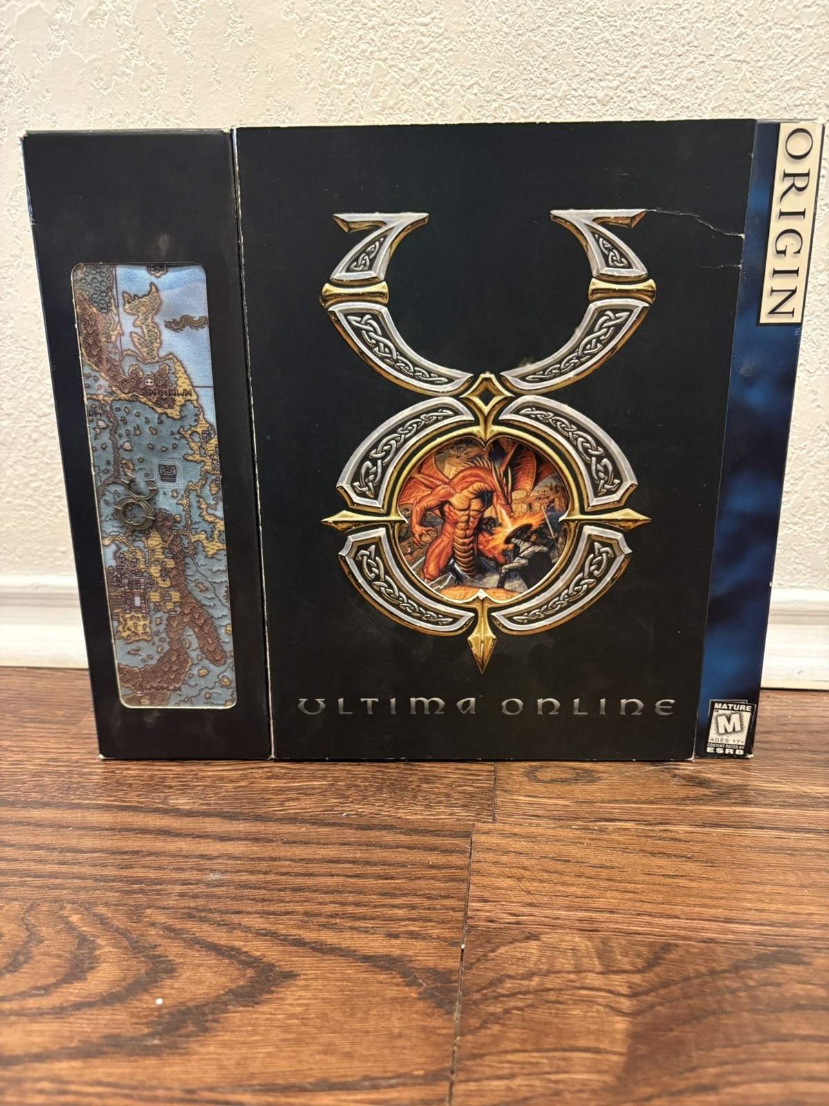 ULTIMA ONLINE Original Release Box Shrink Wrap Cloth Map