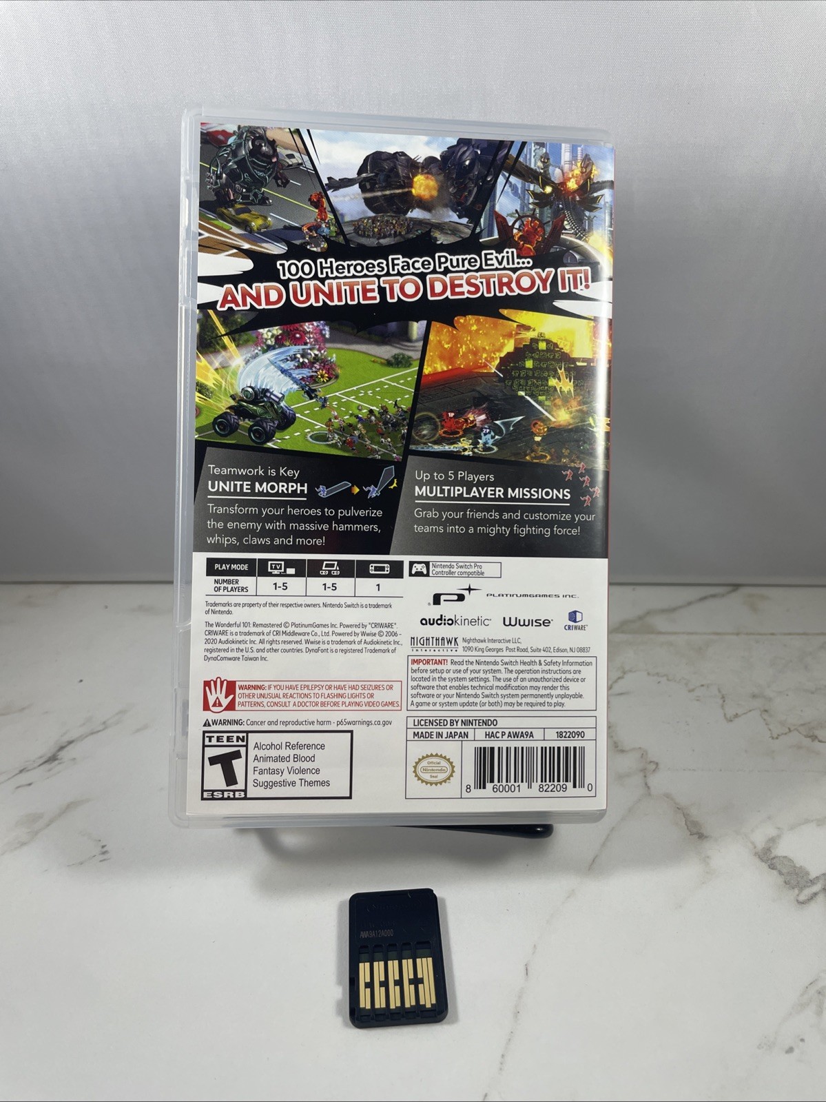 The Wonderful 101: Remastered – Nintendo Switch – CiB