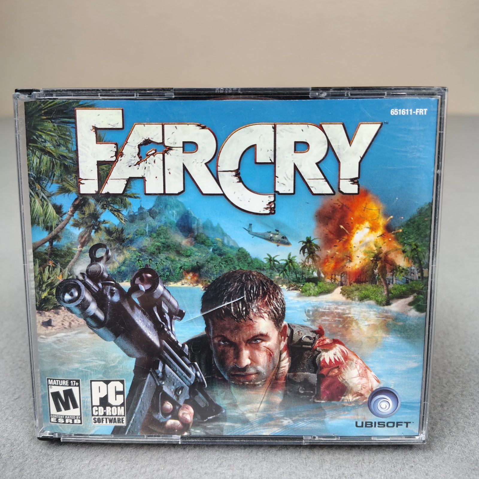 Far Cry 1 Ubisoft PC Game CD-ROM Set 5 Disc (2004) Vintage Gaming Mature Shooter