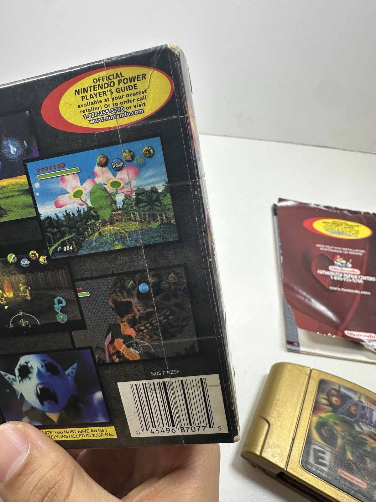 Zelda Majora’s Mask Collector’s Edition N64 Gold Cart CIB Tested