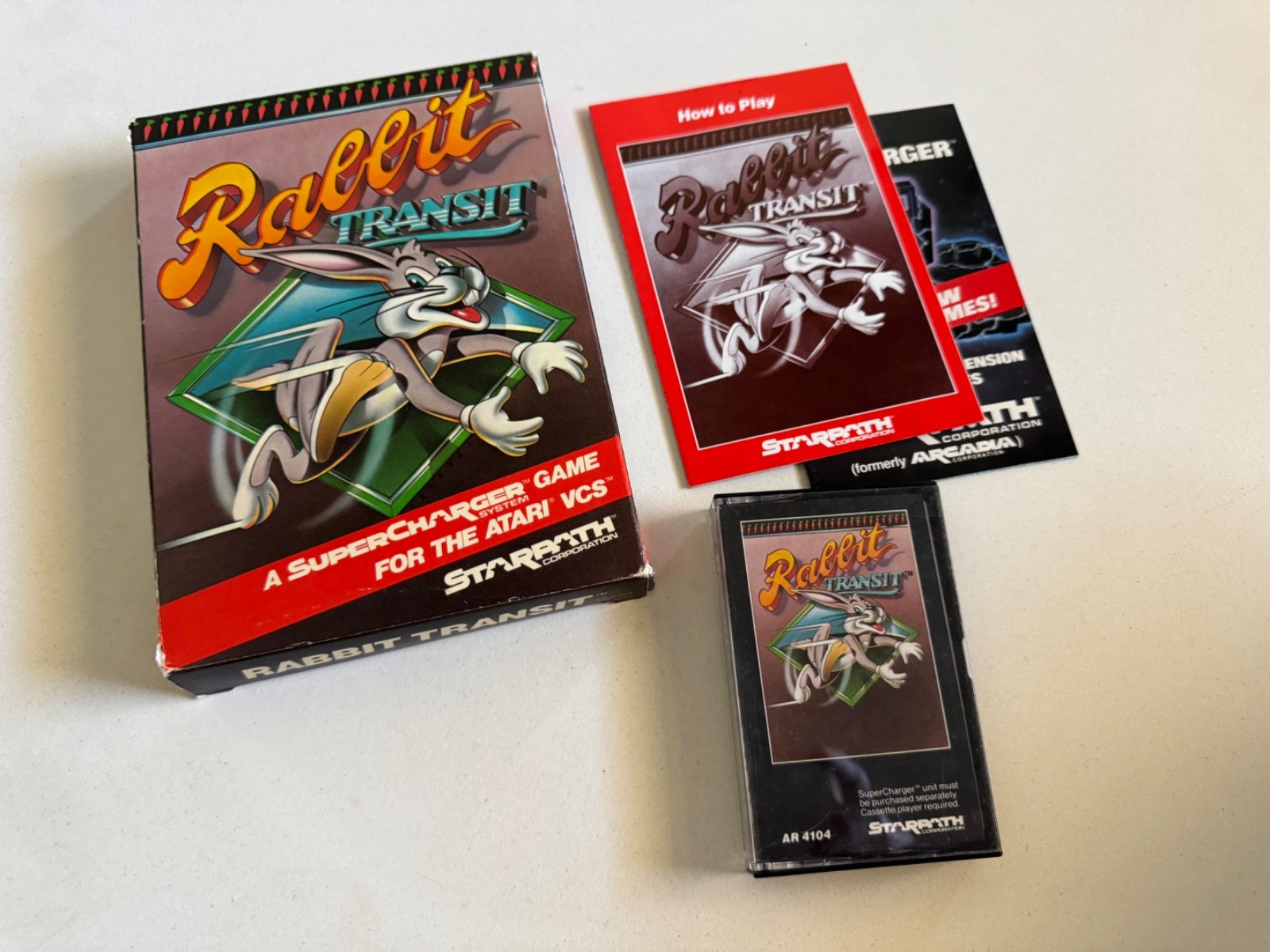 Atari 2600 Arcadia Starpath supercharger complete set 1-12 plus Stella Labyrinth