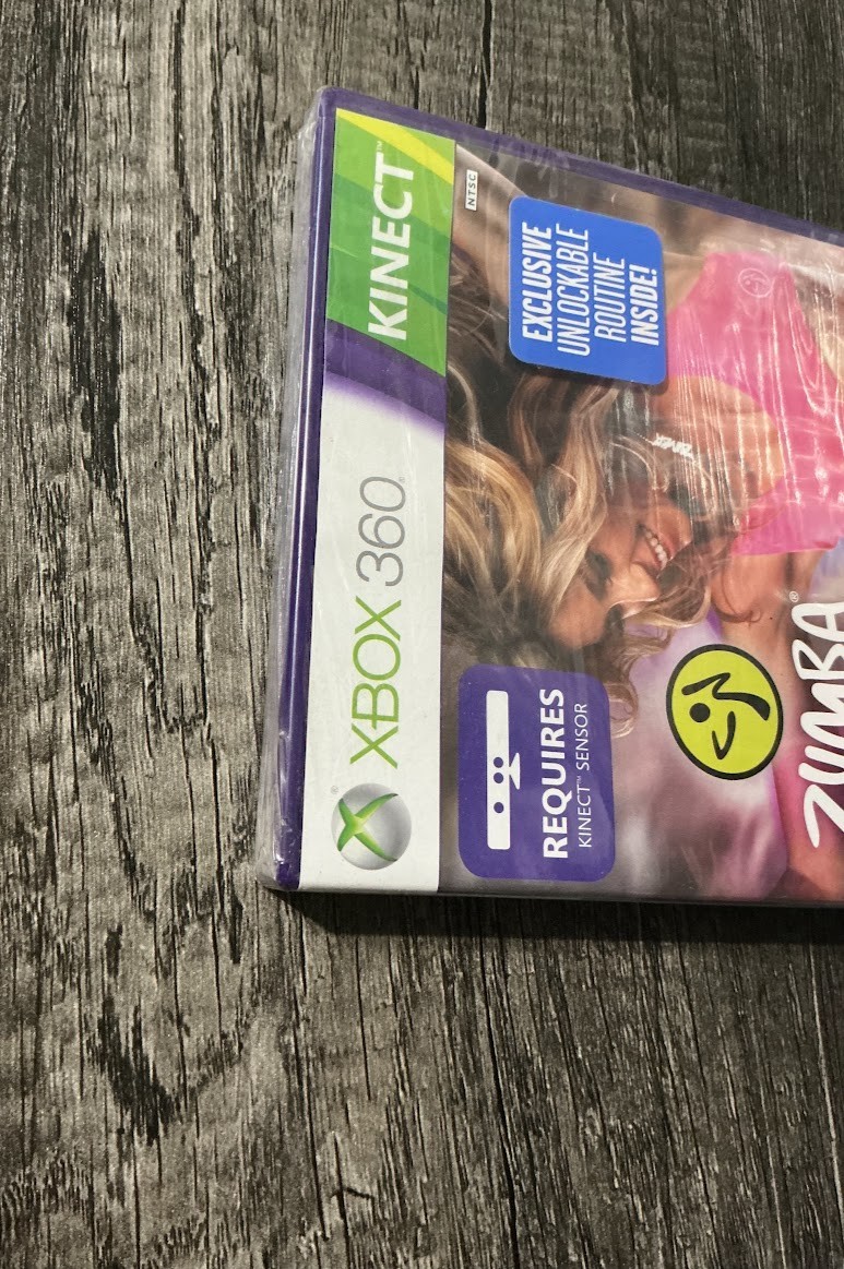 Zumba Fitness Core & Join The Party Xbox 360 Kinect Games Lot One New One Used