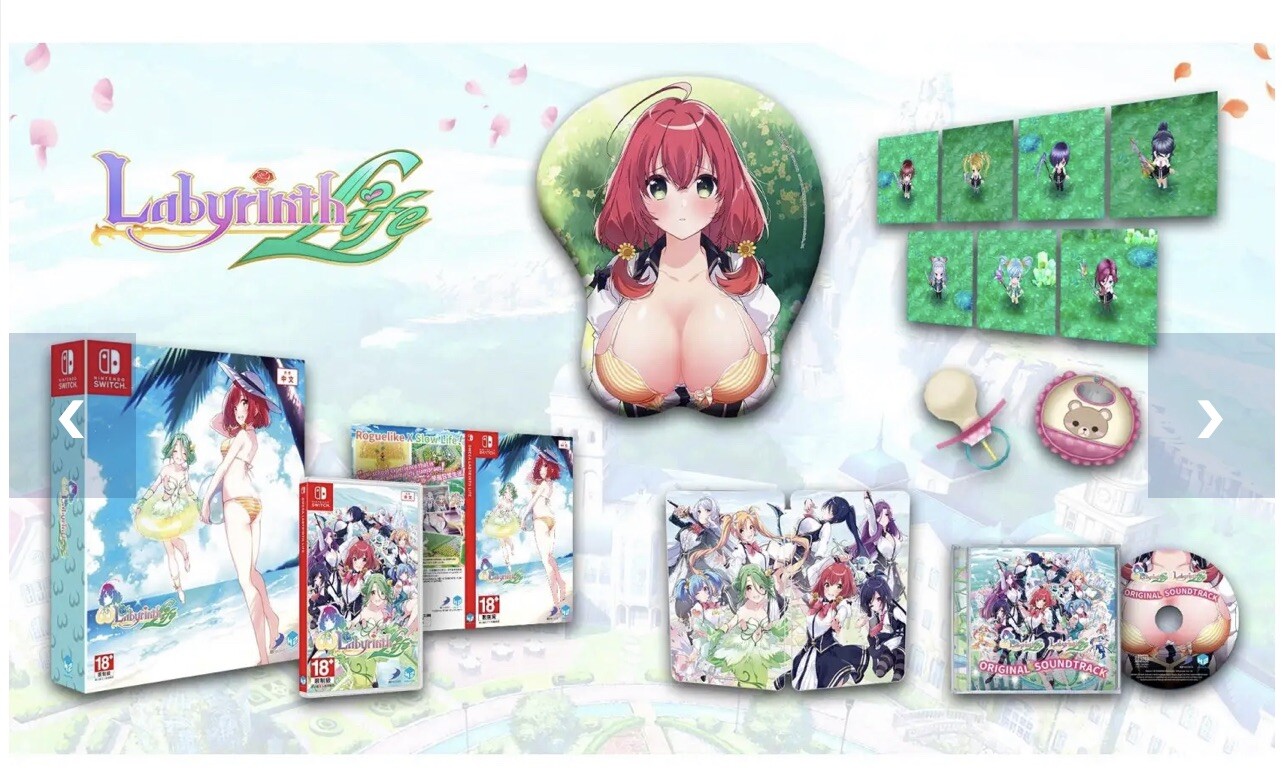 OMEGA LABYRINTH LIFE: LIMITED EDITION Sealed Nintendo Switch Game Asian Import