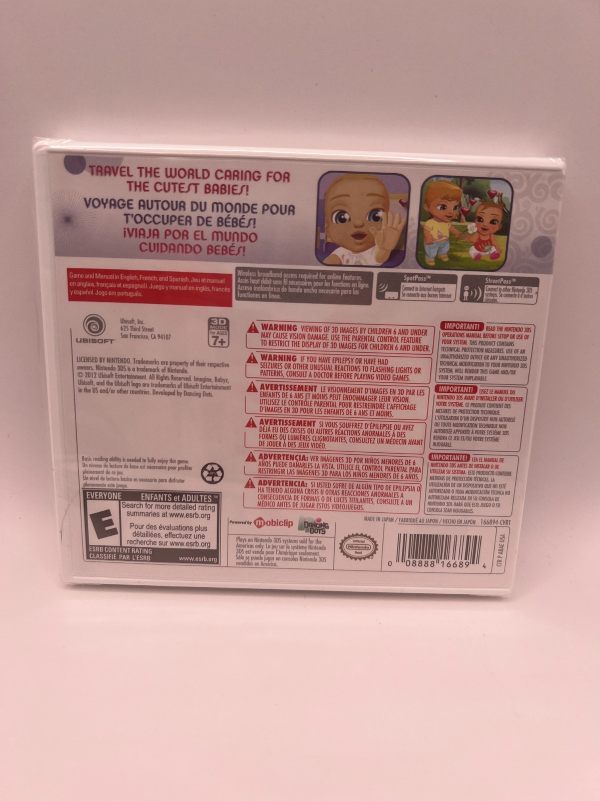 Nintendo 3DS Imagine Babyz Game New Factory Sealed